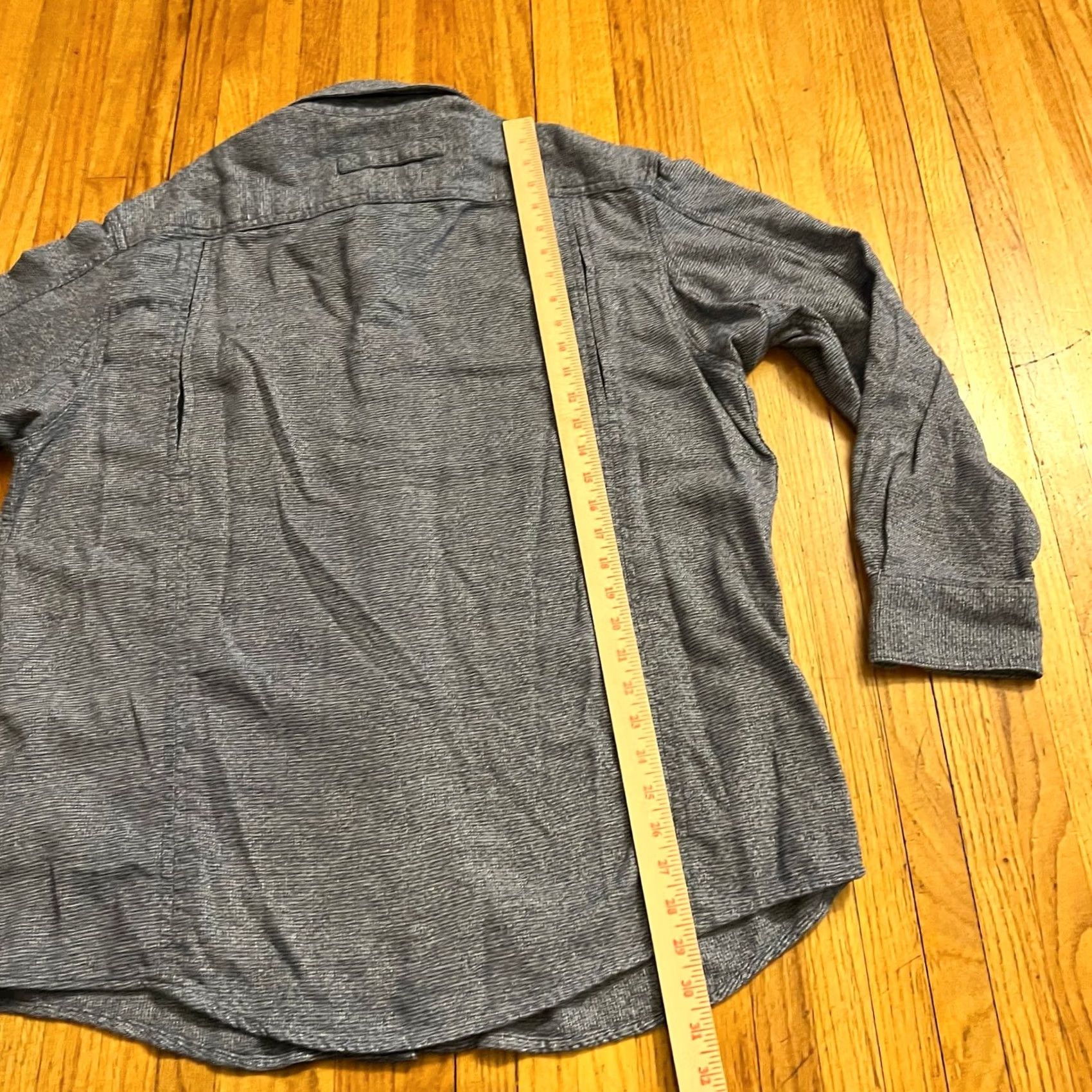 Duluth Trading Company Duluth Flannel Shirt Mens Large Blue Heathered Button Up Long Sleeve Size US L / EU 52-54 / 3 - 6 Thumbnail