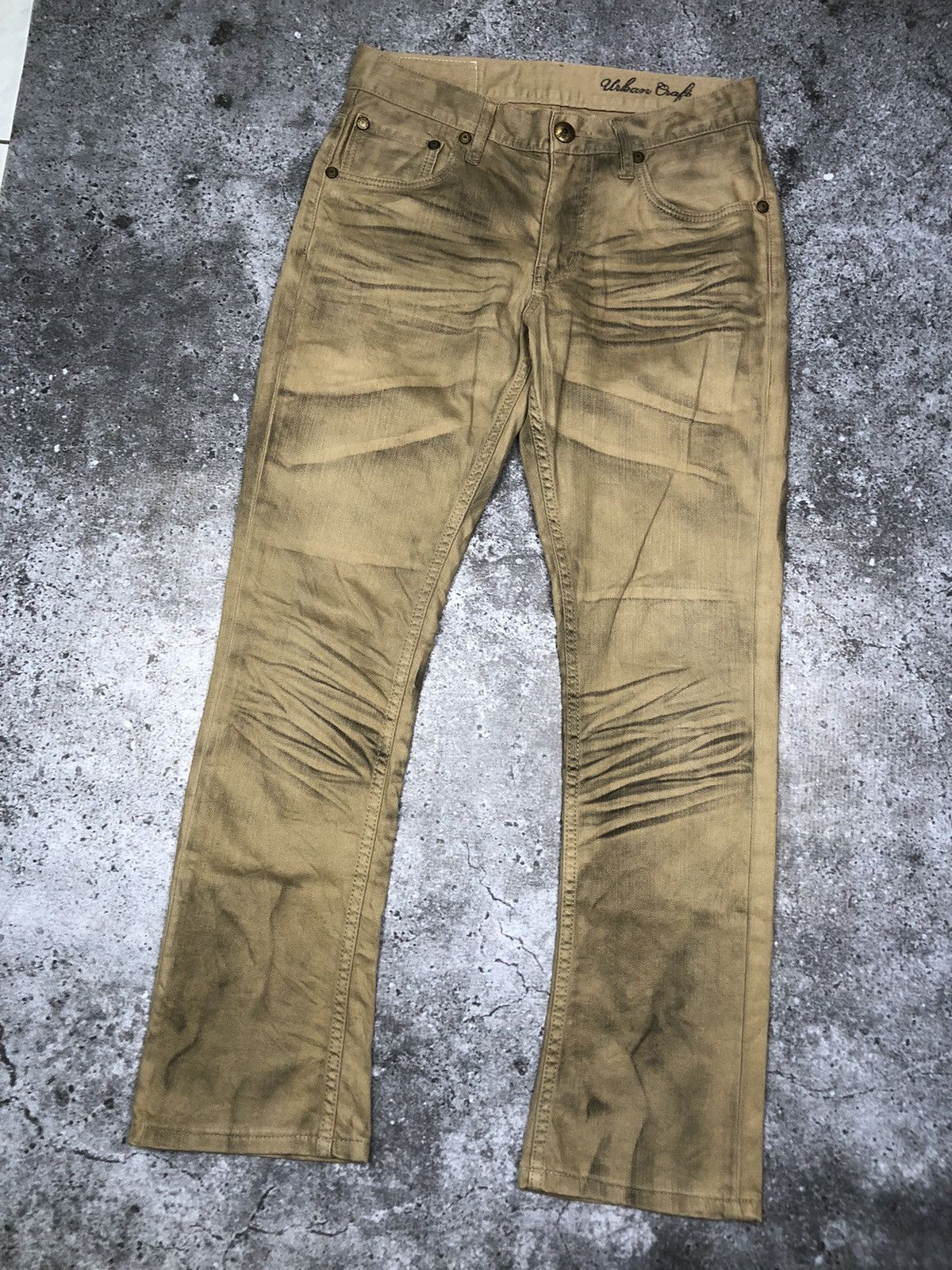 If Six Was Nine × KMRii × Tornado Mart Urban Craft Whiskers Denim Size US 29 - 2 Thumbnail