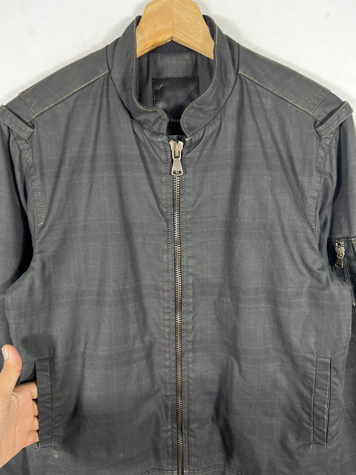 DAVID NAMAN 🔥 DAVID MAYER NAMAN ITALIAN PLAID BIKER JACKET - S Size US S / EU 44-46 / 1 - 4 Thumbnail
