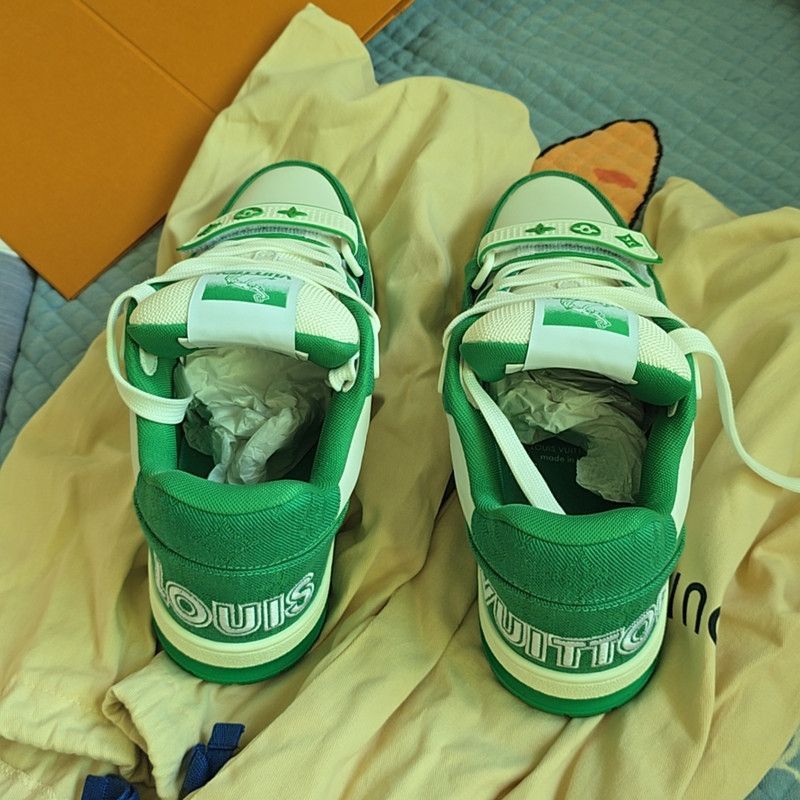 Louis Vuitton Louis Vuitton Trainer Low Top Fashion Sneakers -2508 Size US 7.5 / EU 40-41 - 3 Thumbnail