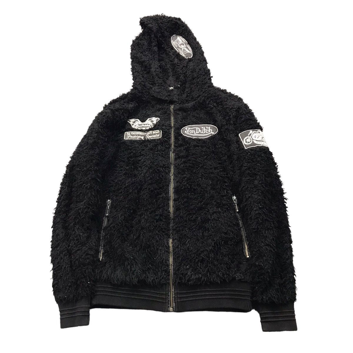 If Six Was Nine × Von Dutch VON DUTCH SHERPA ZIPPER JACKET Size US L / EU 52-54 / 3 - 1 Thumbnail