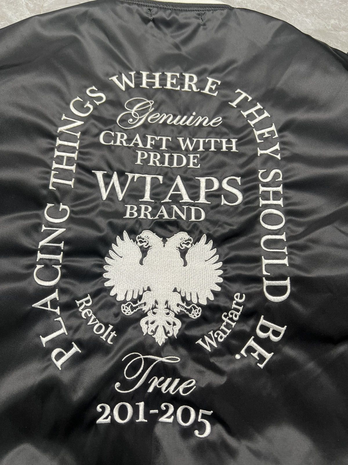 Wtaps Wtaps Team Jacket Nylon Twill Embroidered Design Size US S / EU 44-46 / 1 - 4 Thumbnail