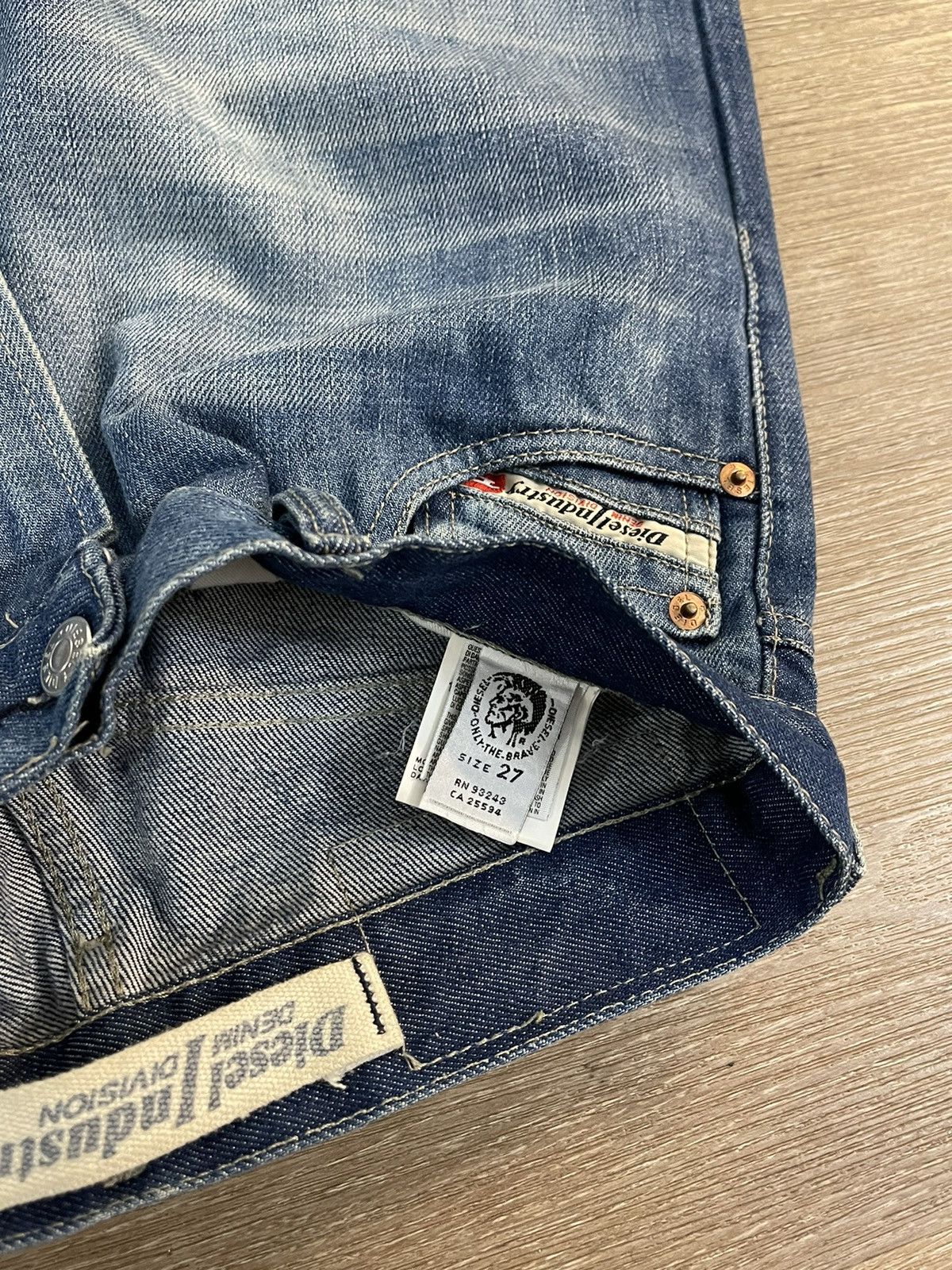 Diesel × Vintage Vintage Diesel Flare Pants Y2K Fanker Size US 27 - 5 Thumbnail