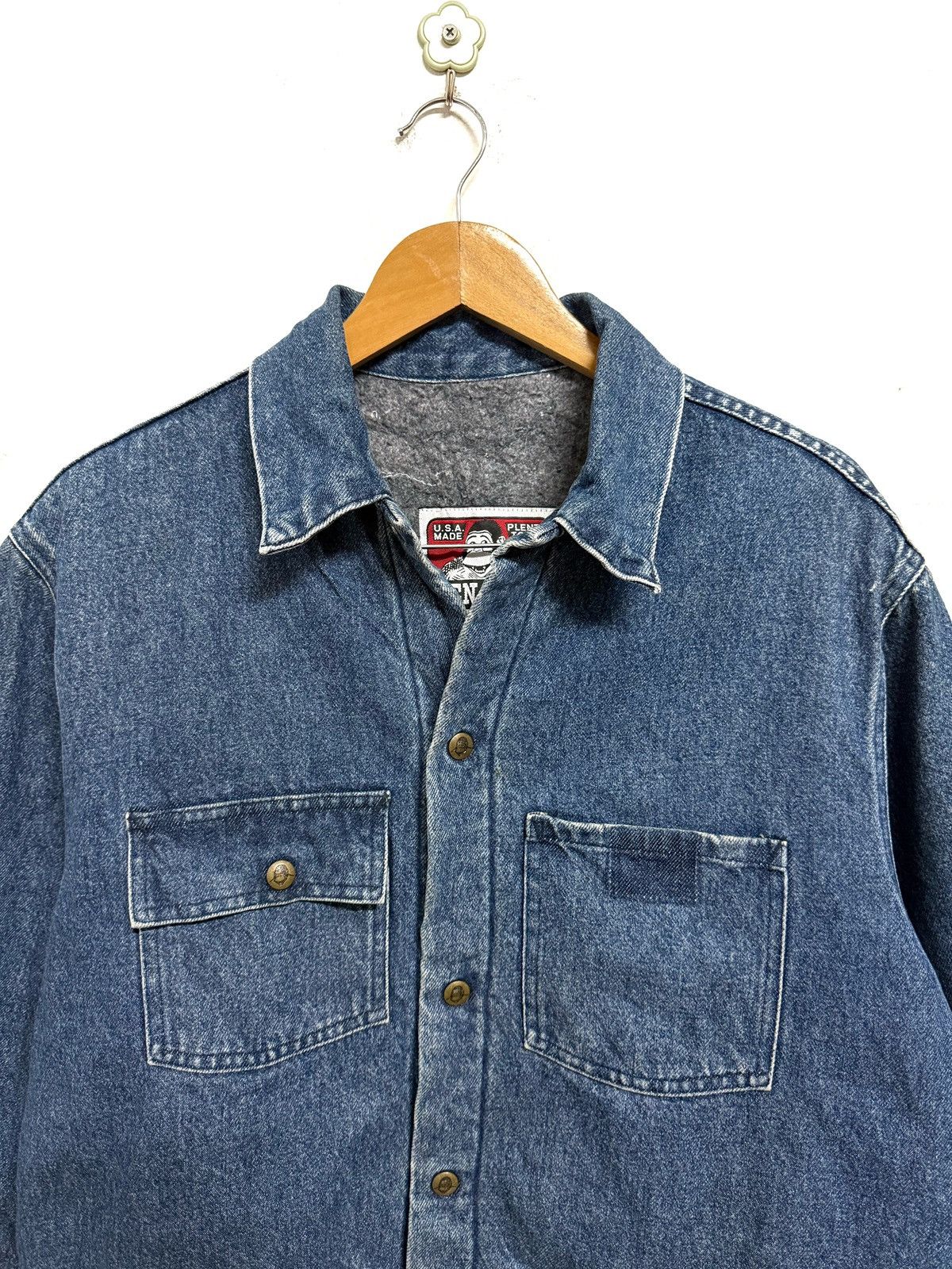 Ben Davis × Vintage Vintage Ben Davis Chore Denim Jacket Size US M / EU 48-50 / 2 - 2 Thumbnail