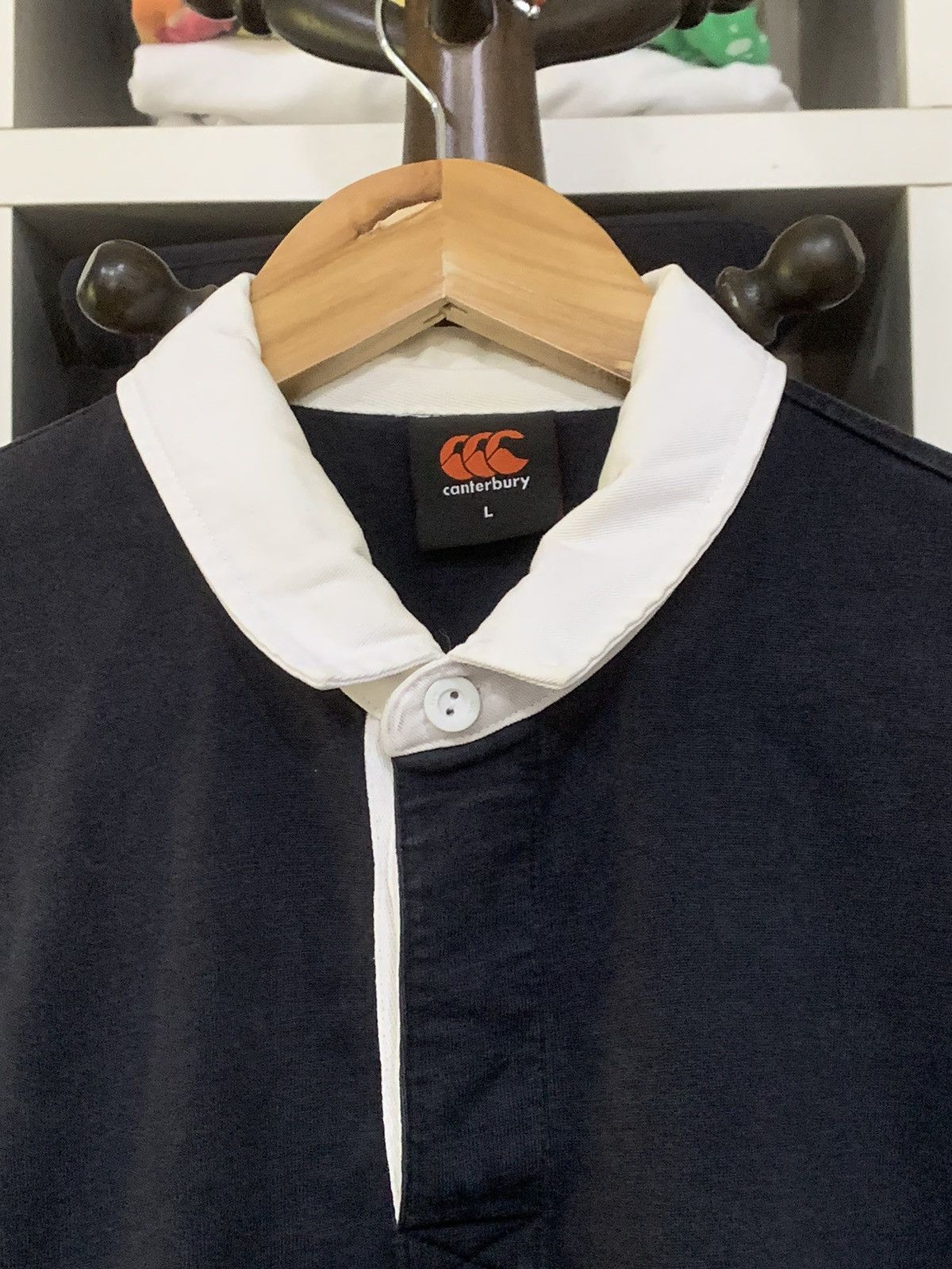 Canterbury of New Zealand × NFL × Vintage Vintage Canterbury Polo Size US L / EU 52-54 / 3 - 6 Thumbnail