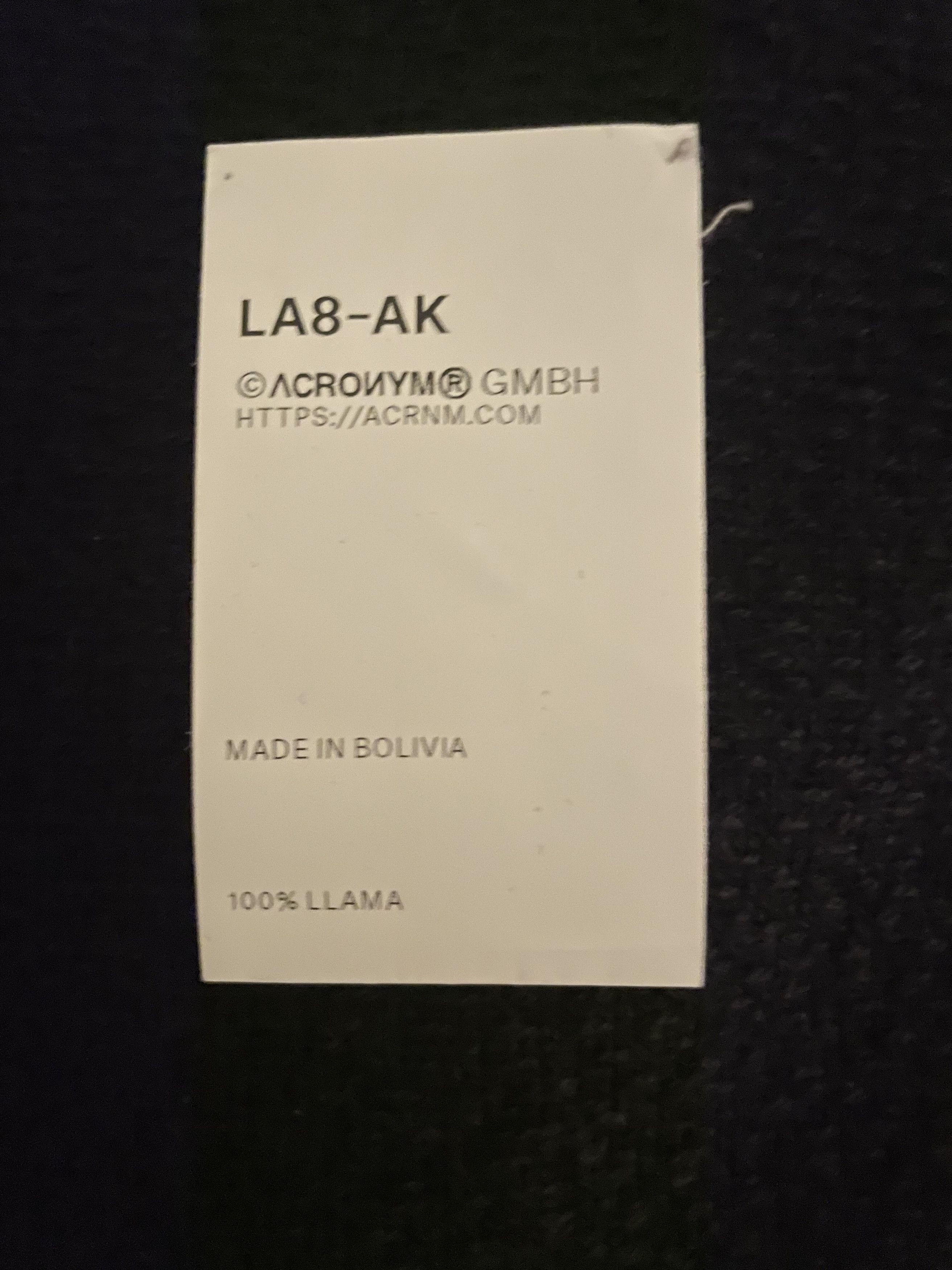 Acronym Acronym LA8-AK / black / Very good condition / Size M Size US M / EU 48-50 / 2 - 9 Thumbnail