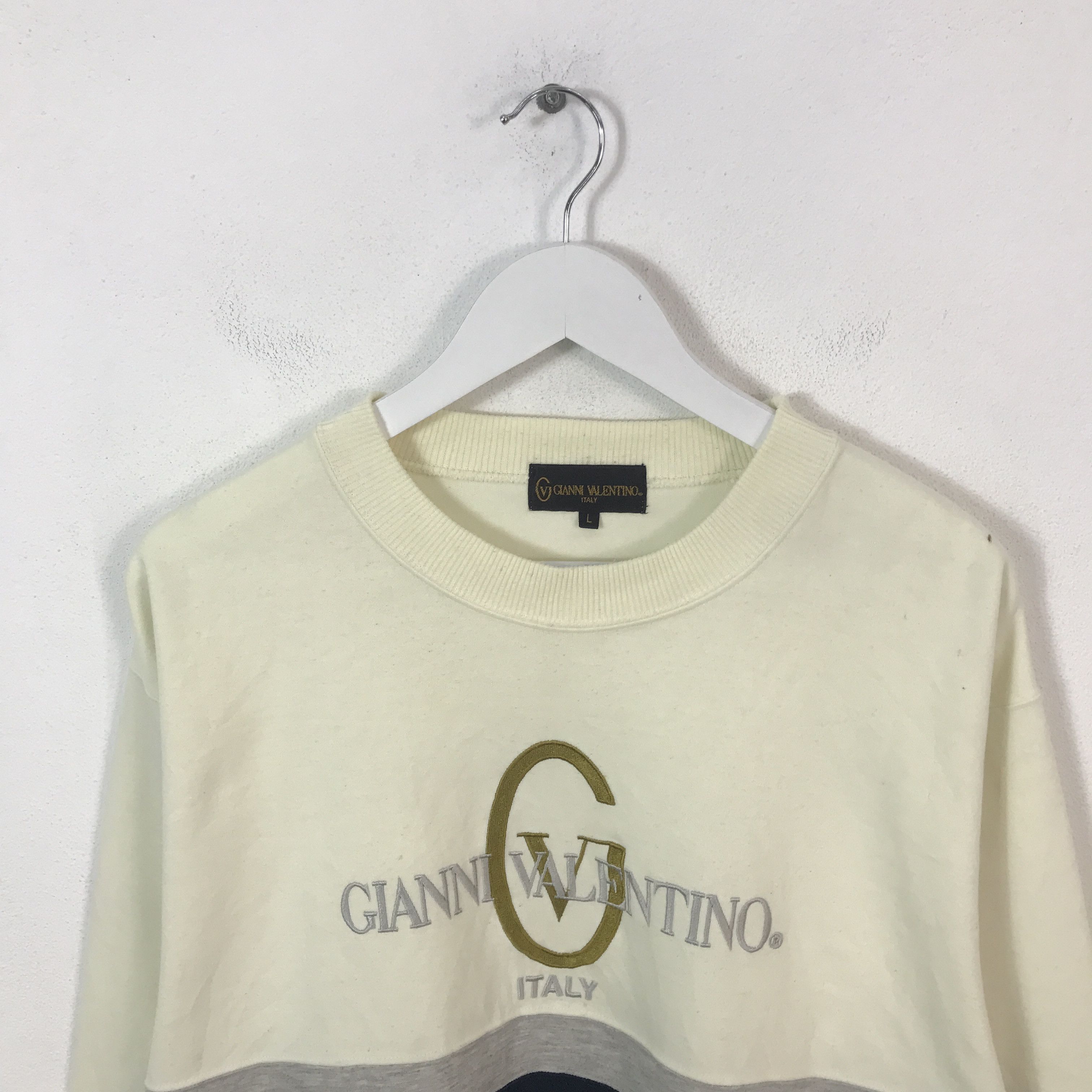 Gianni Valentino Gianni Valentino Big Logo Sweatshirt Size US L / EU 52-54 / 3 - 2 Thumbnail