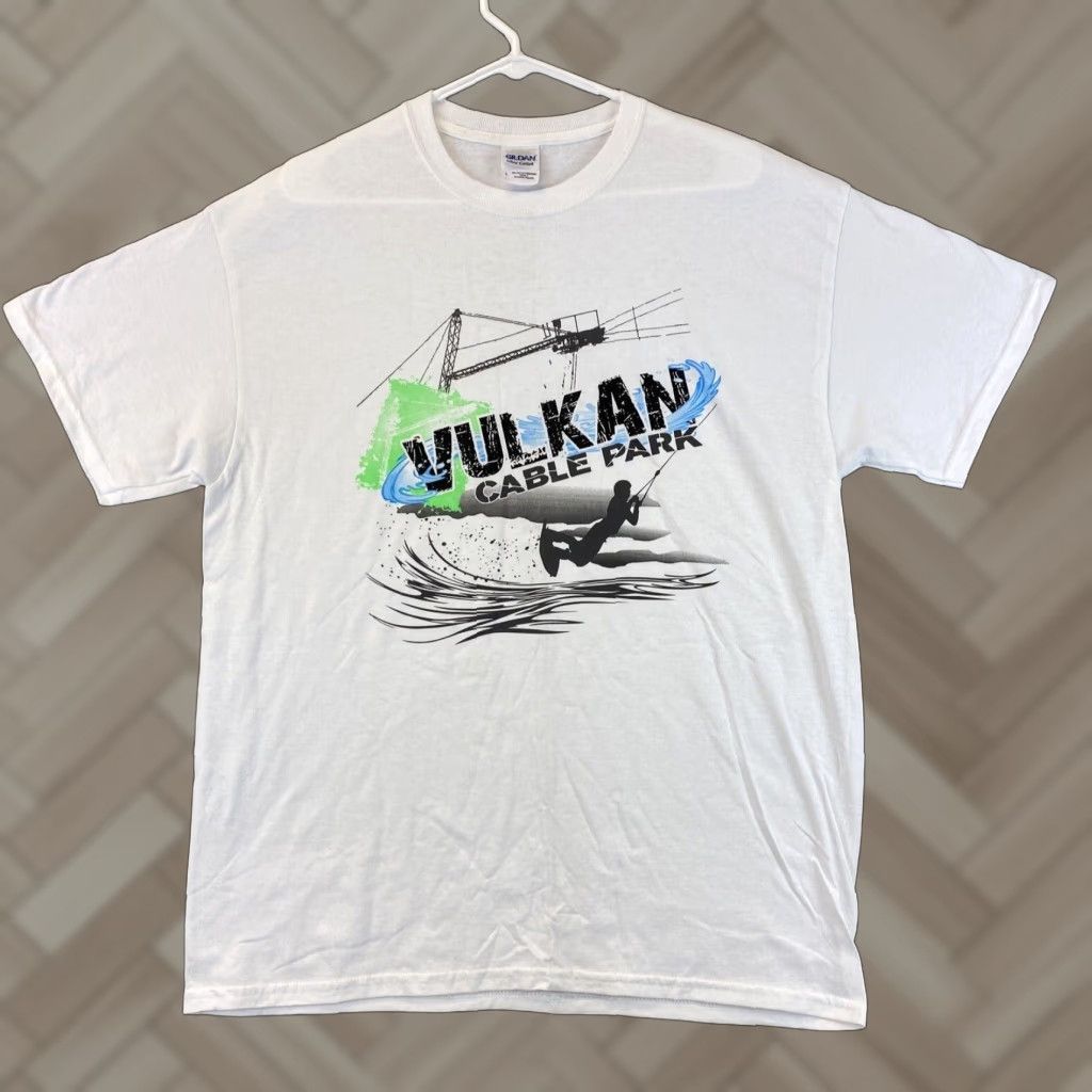 Gildan GILDAN Essentials Logo T-Shirt White Adult Large Short Sleeve Regular Fit Mens Size US L / EU 52-54 / 3 - 1 Thumbnail