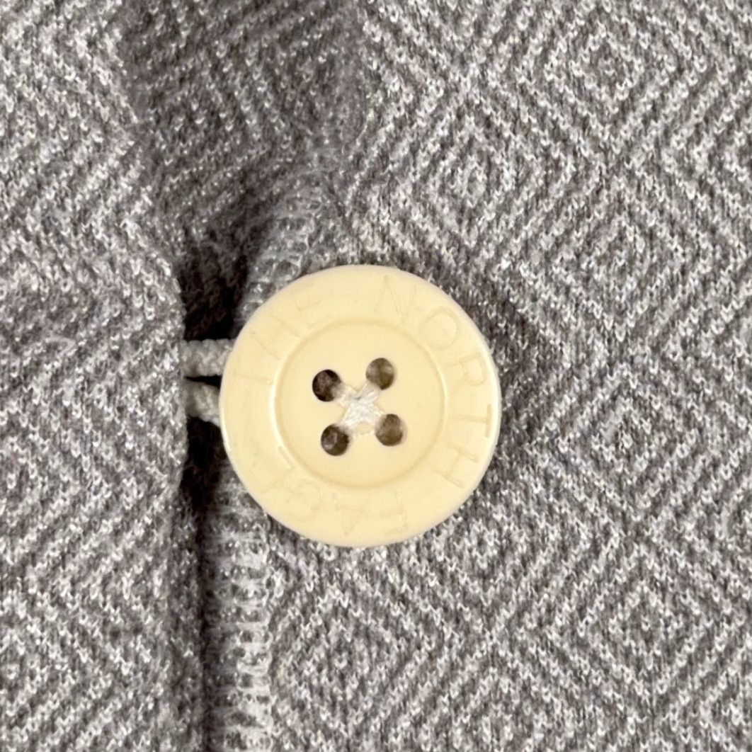 The North Face The North Face Sweater Womens LARGE Gray Fleece Geometric Shawl Pullover Size L / US 10 / IT 46 - 4 Thumbnail
