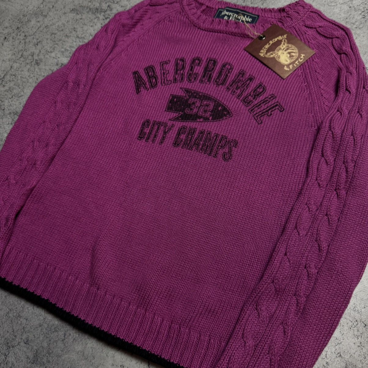 Abercrombie & Fitch NEW Abercrombie & Fitch Vintage Rare Sweater Size L / US 10 / IT 46 - 2 Thumbnail