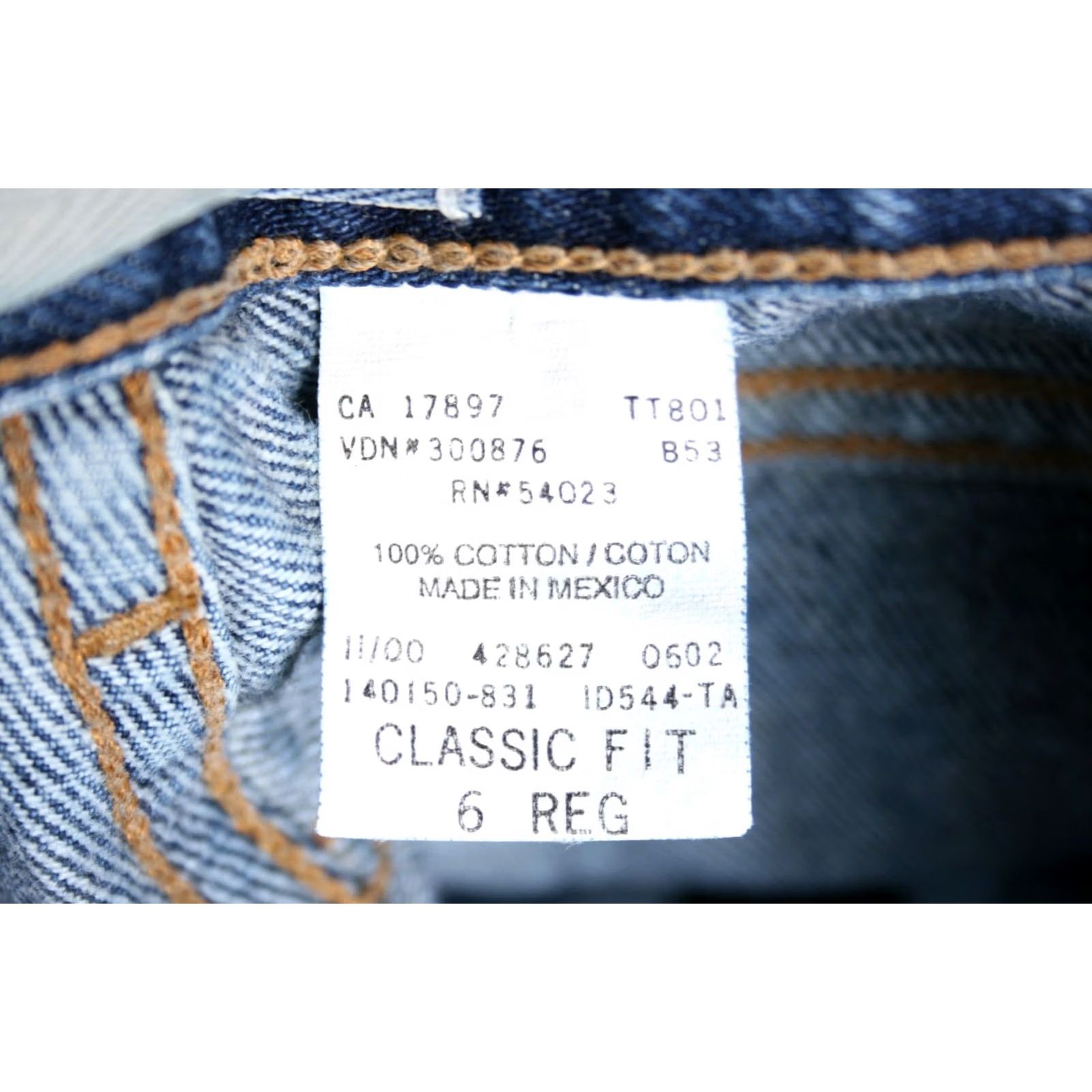 Gap VINTAGE Gap Classic Jeans - Blue Denim - High Waisted Tapered Leg, 26.5x31, Size 6R, Regular, Womens Size 28" / US 6 / IT 42 - 8 Thumbnail