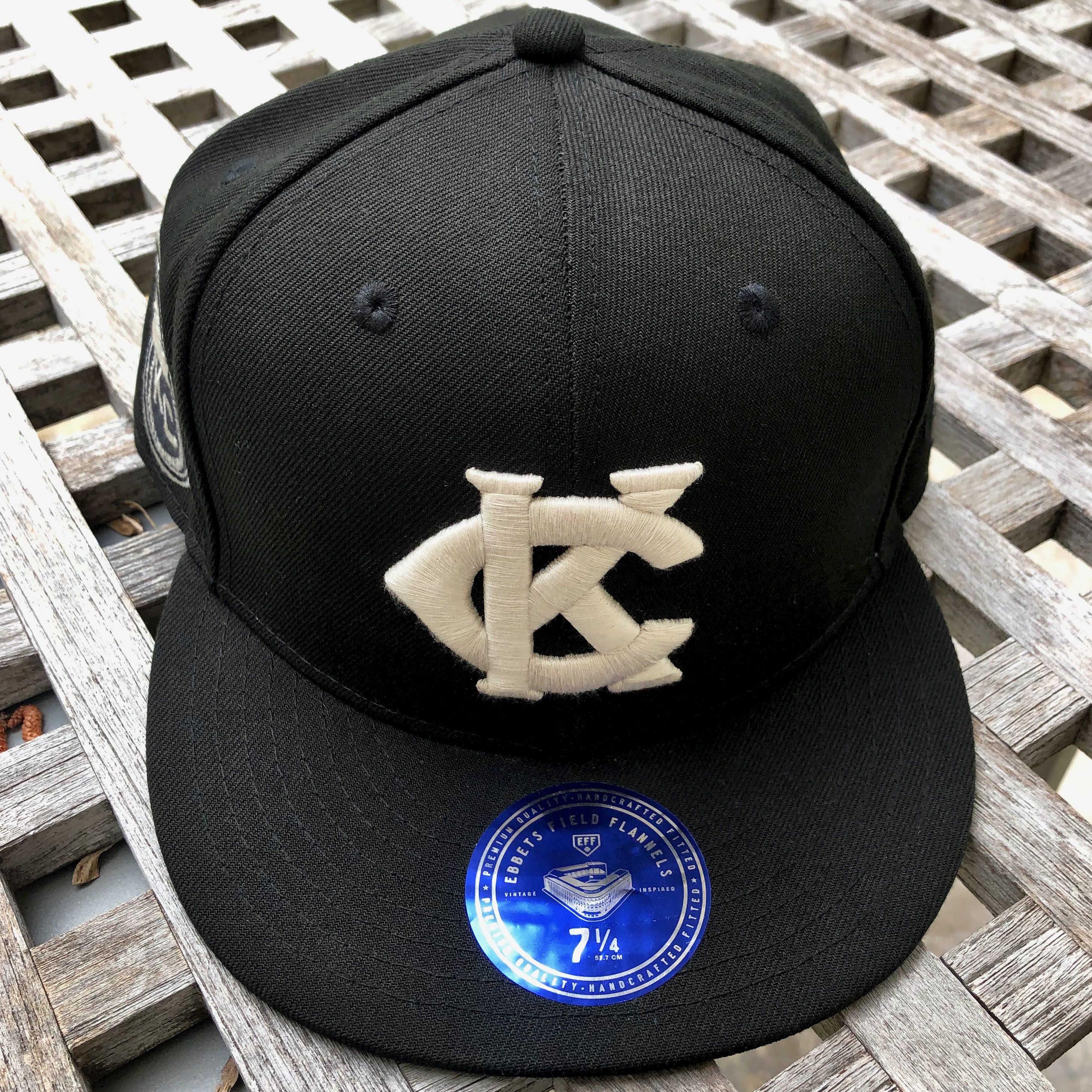 Ebbets Field Flannels Kansas City Monarchs Negro League Baseball Hat 7 1/4 Size ONE SIZE - 2 Thumbnail
