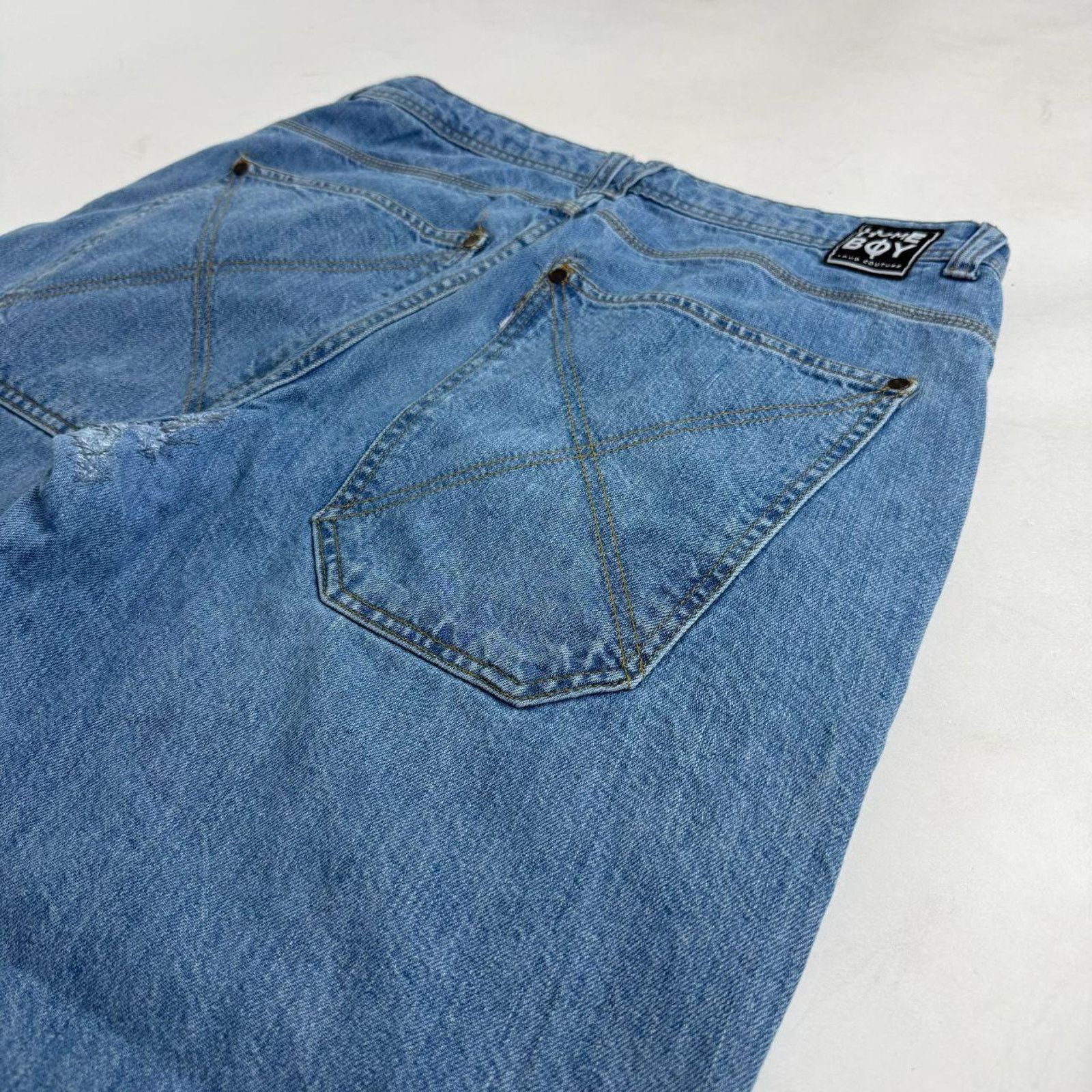Ecko Unltd. × JNCO × Vintage Vintage y2k stonewash archive baggy wide leg skater jeans Size US 36 / EU 52 - 2 Thumbnail