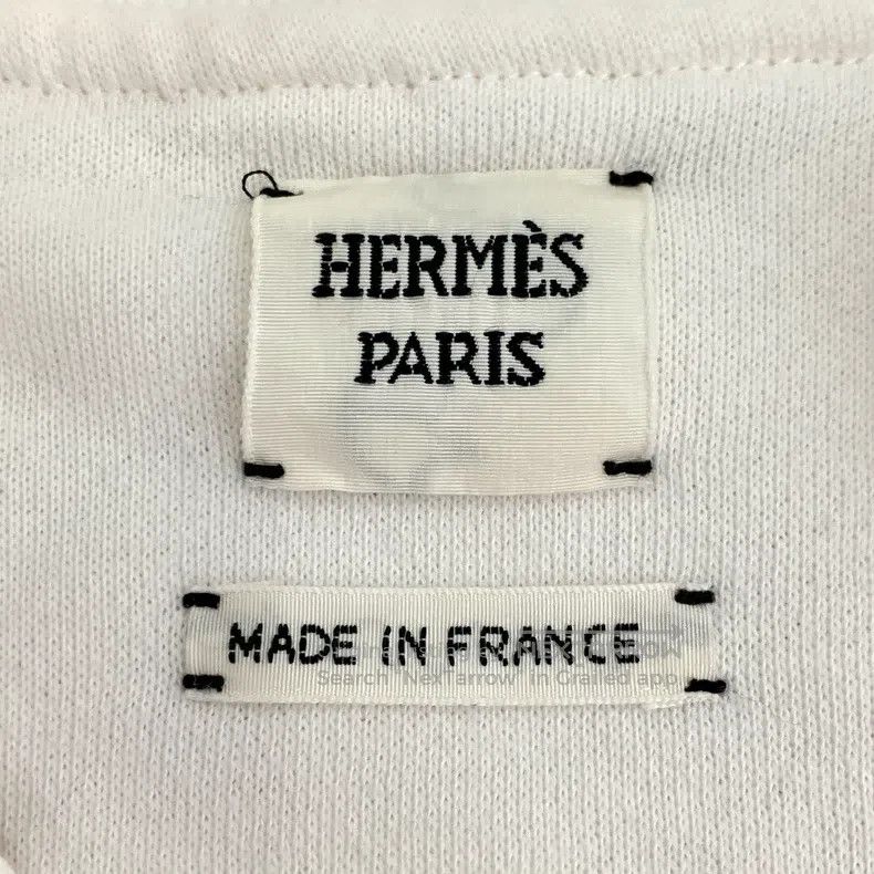 Hermes Hermes White Lantern Print Cotton Stand Collar Zipper Jack Size XXS / US 00 / IT 34 - 6 Thumbnail
