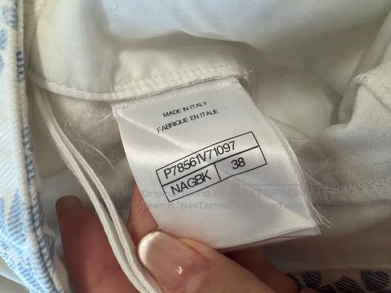 Chanel Chanel White printed jeans Size 25" / US 0 / IT 36 - 6 Thumbnail