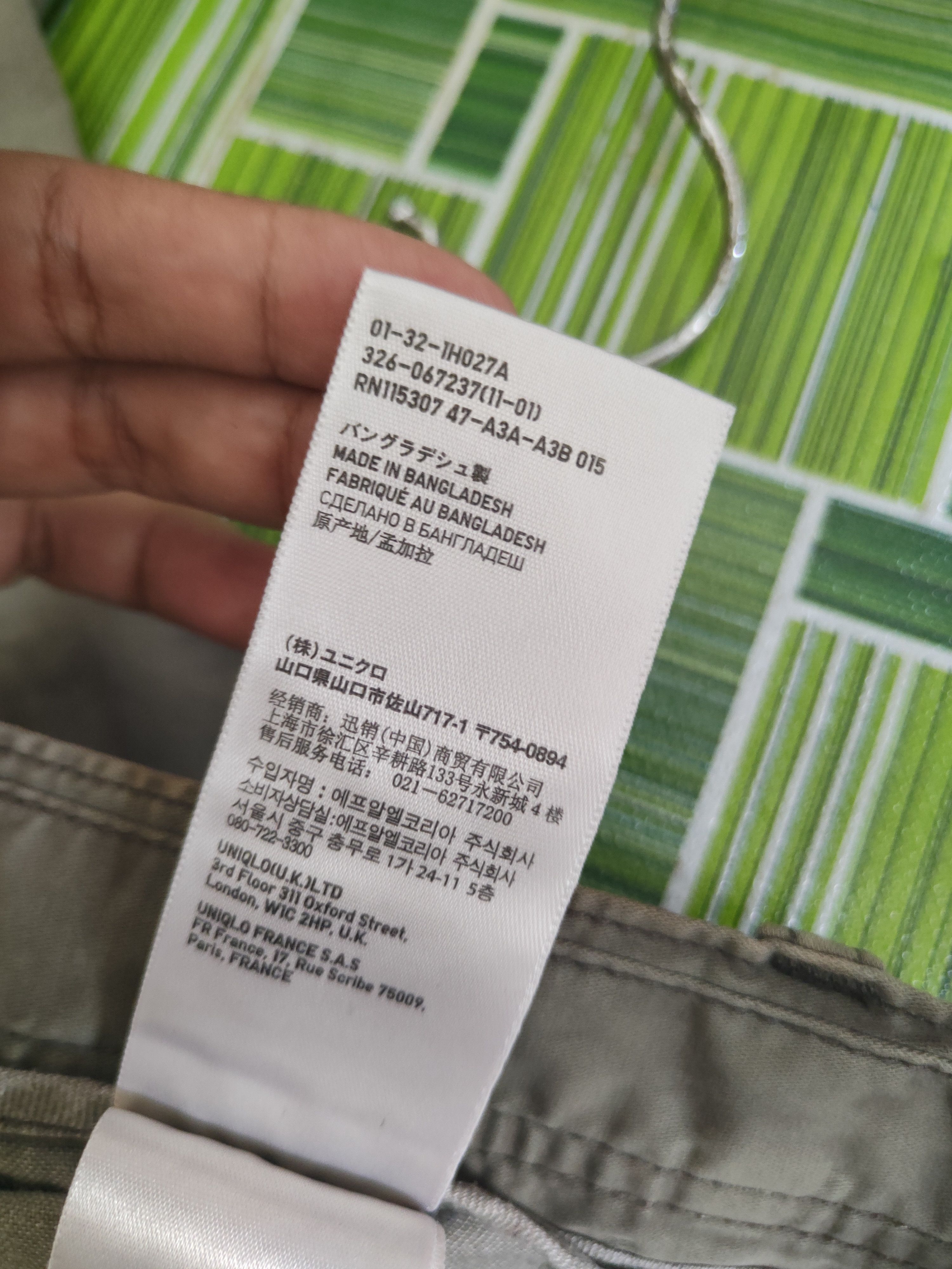 Uniqlo DL Uniqlo Olive Faded Multipocket Cargo Pants #1866 Size US 33 - 13 Thumbnail