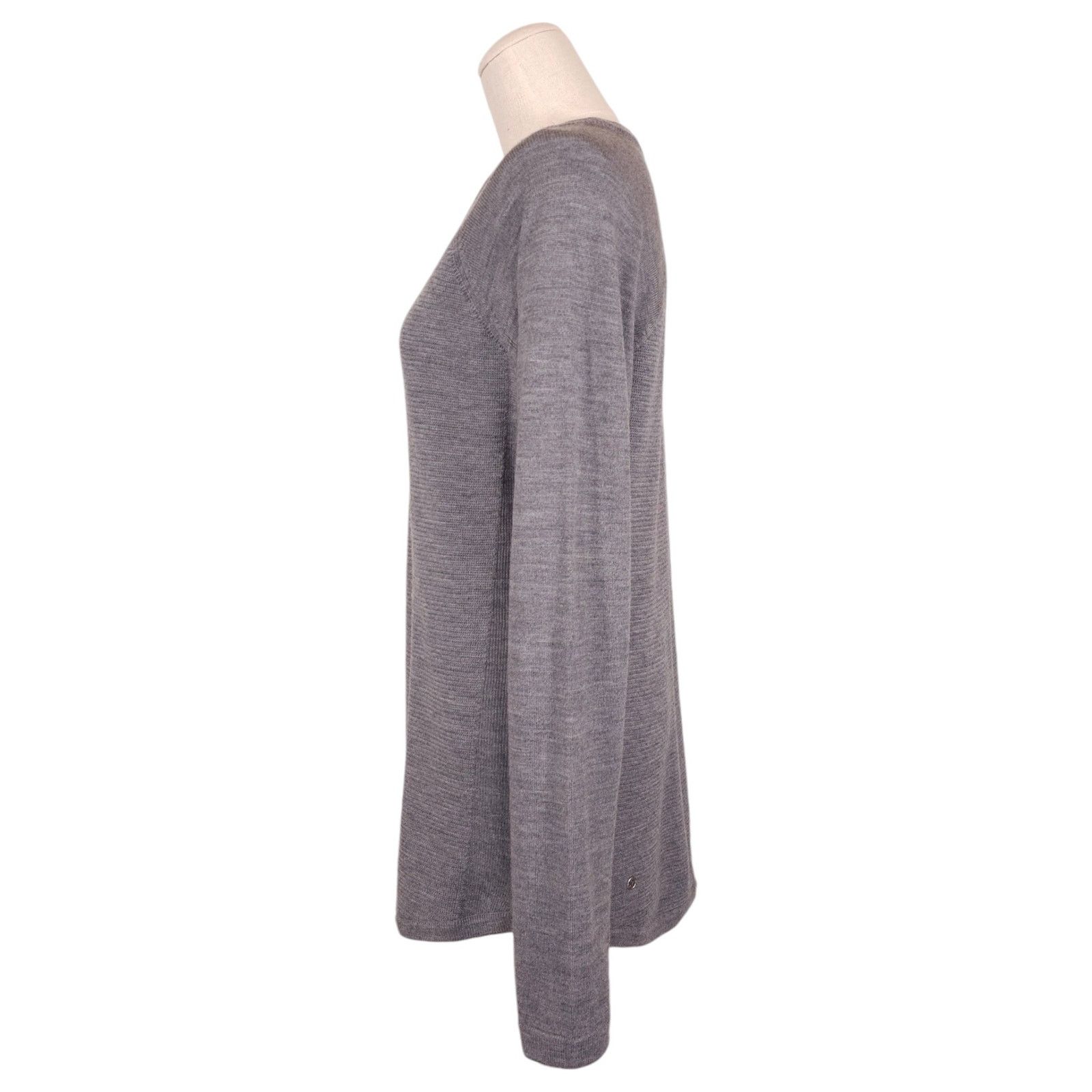 Lululemon Lululemon Sit in Lotus Merino Wool Sweater Medium Gray Sz L Size L / US 10 / IT 46 - 2 Thumbnail