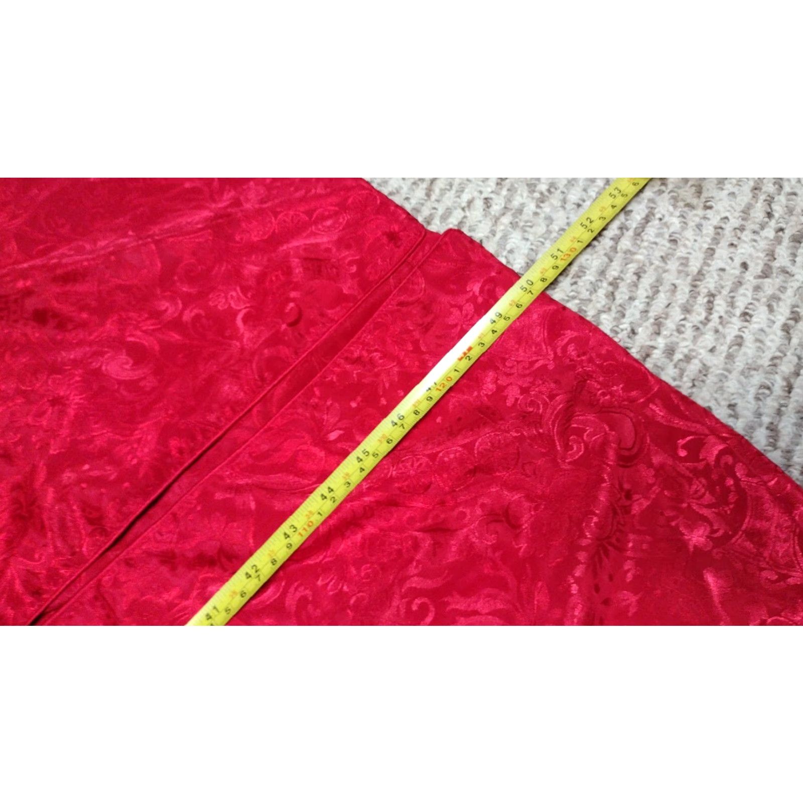 Victoria's Secret VINTAGE Victoria's Secret Robe Kimono P/S Red Satin Polka Dot Belted 3/4 Sleeve Women Size ONE SIZE - 6 Thumbnail
