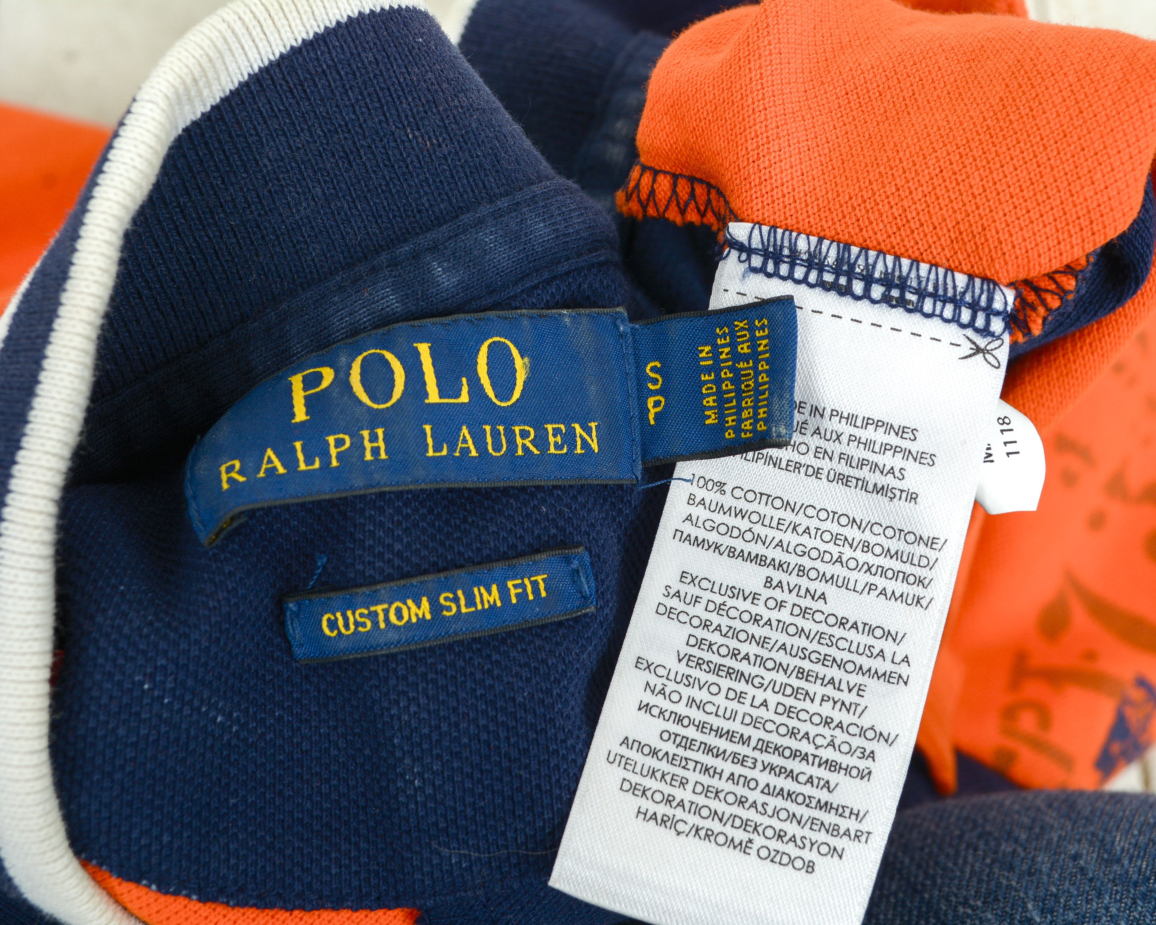 Polo Ralph Lauren Polo Shirt S Custom Fit Short Sleeve Color block summer Size US S / EU 44-46 / 1 - 2 Thumbnail