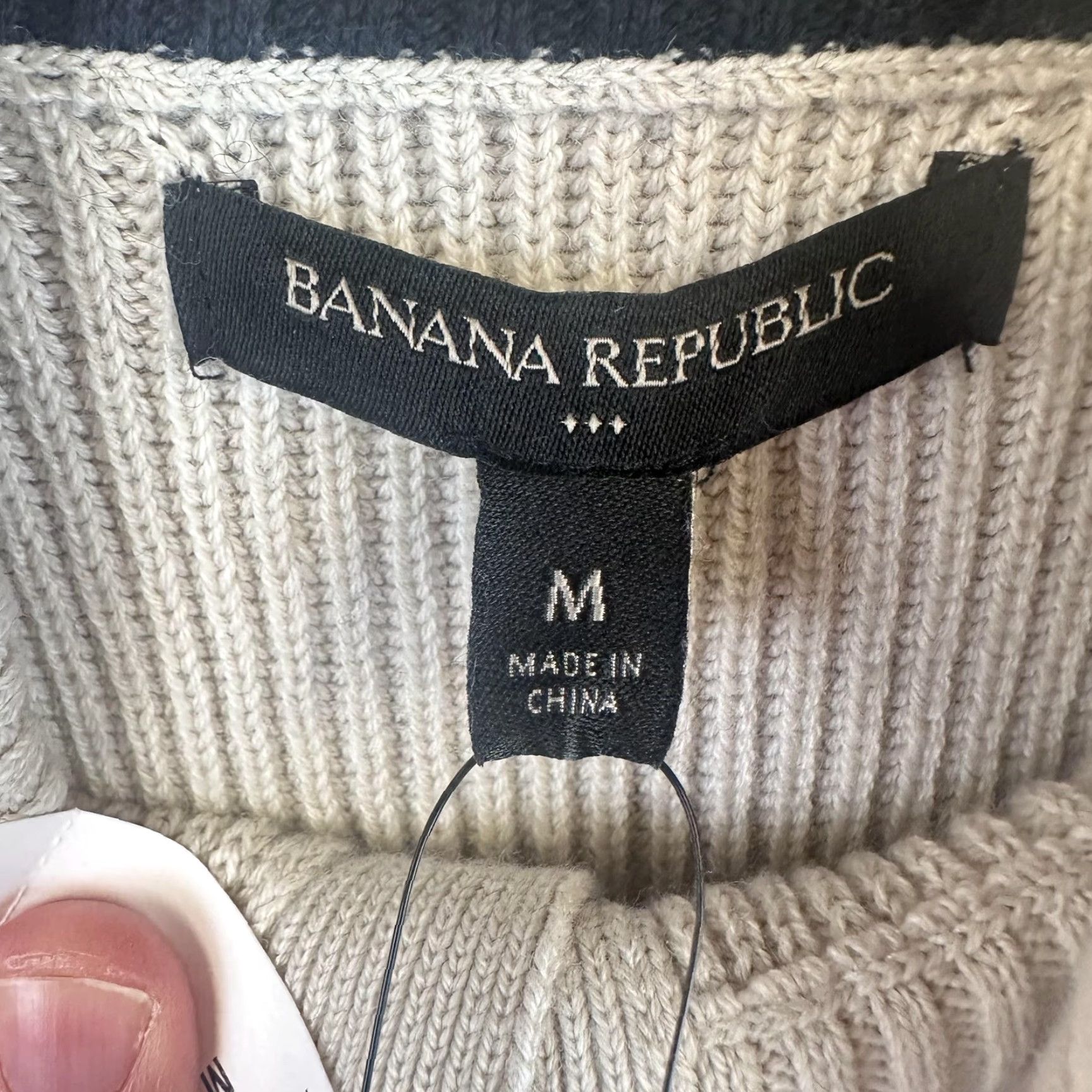 Banana Republic Banana Republic Sweater Mens Medium Colorblock Mock Neck Rib Knit 1 Snag Geometric Multicolor Knit 90s? Size US M / EU 48-50 / 2 - 5 Thumbnail
