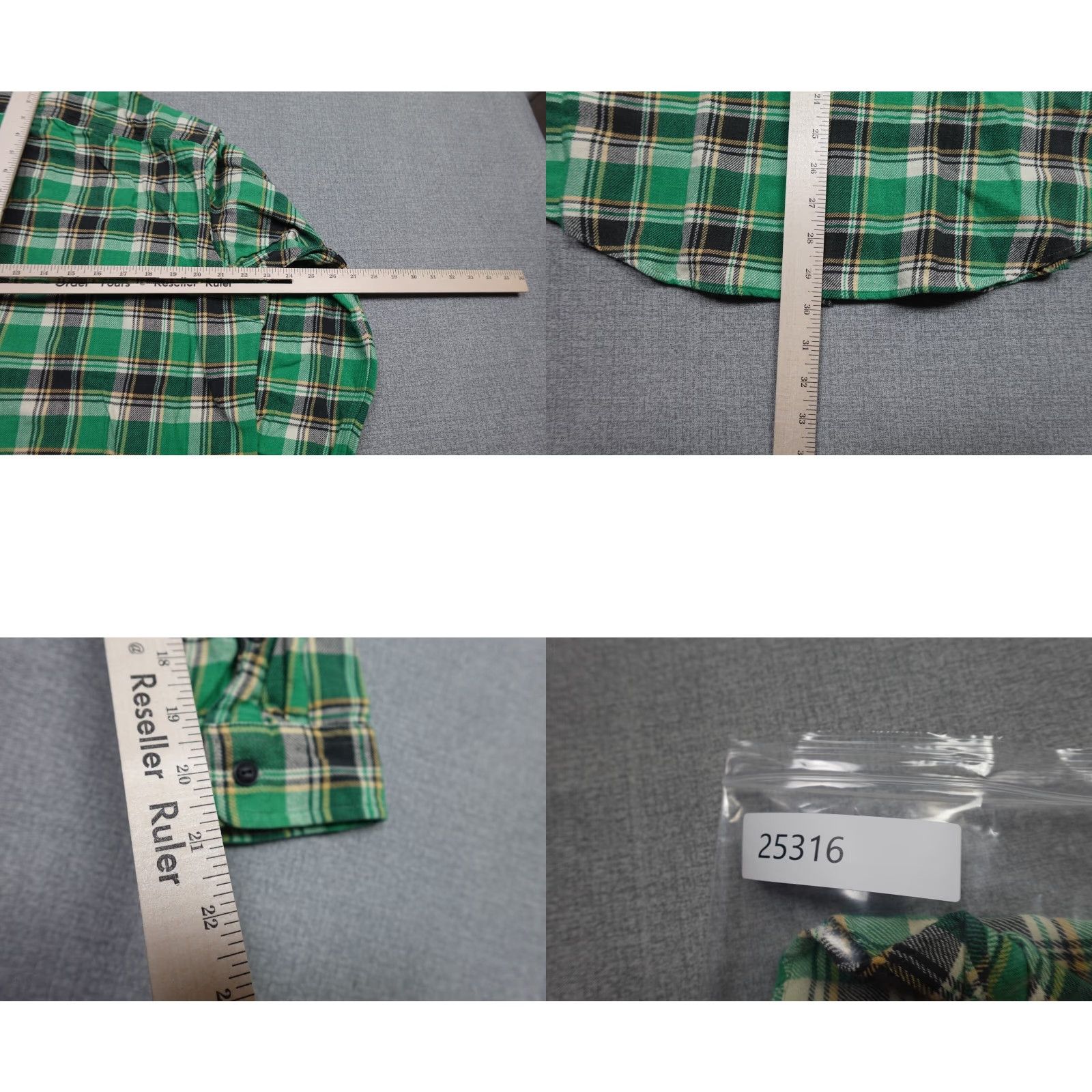 Polo Ralph Lauren Polo Ralph Lauren Button-Up Shirt Mens L Twill Plaid Green Chin Strap New Size US L / EU 52-54 / 3 - 8 Thumbnail