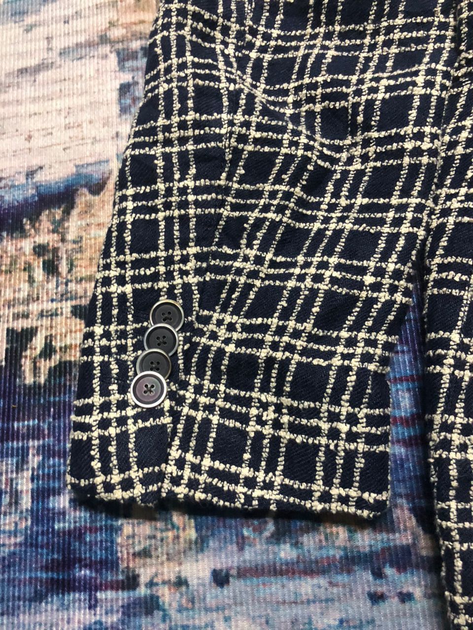Lardini Lardini Spring/Summer Jacquard Jacket Tag Size 48 Size US M / EU 48-50 / 2 - 14 Thumbnail