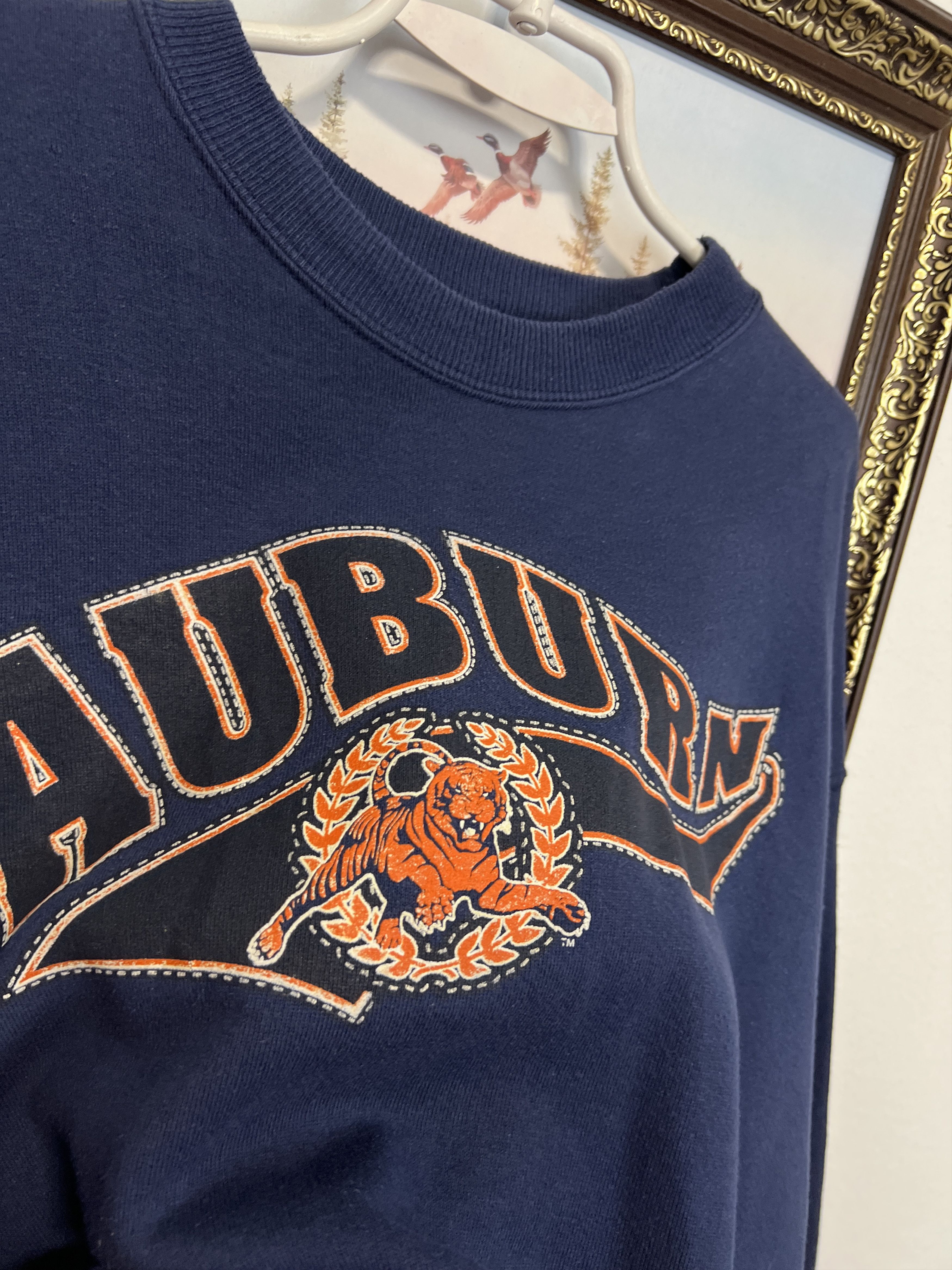 Vintage Vintage 90's Auburn Tigers Sweatshirt College NCAA Crewneck Size US XL / EU 56 / 4 - 4 Thumbnail