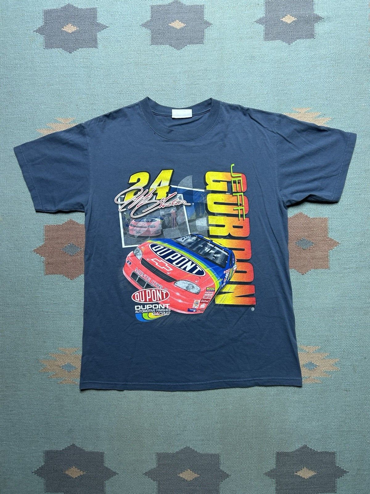 Vintage VTG 90s t shirt Jeff Gordon nascar racing no speed limit L Size US L / EU 52-54 / 3 - 1 Thumbnail
