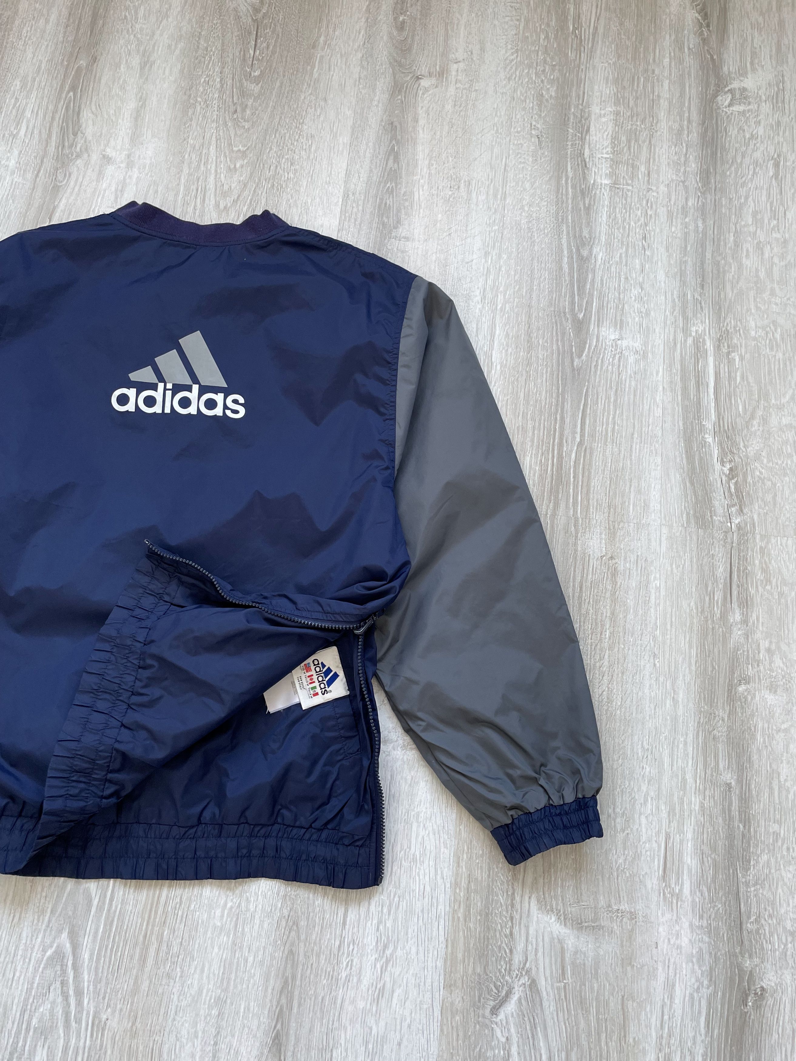 Adidas Vintage 90s Adidas Anorak style Big Logo Jacket Bilateral Size US L / EU 52-54 / 3 - 2 Thumbnail