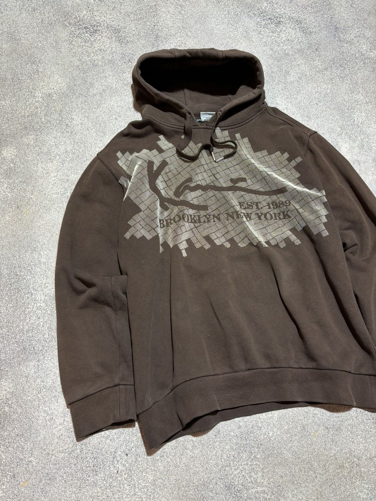 Karl Kani × Vintage Vintage Karl Kani Brown Hoodie Y2K Size US XL / EU 56 / 4 - 3 Thumbnail