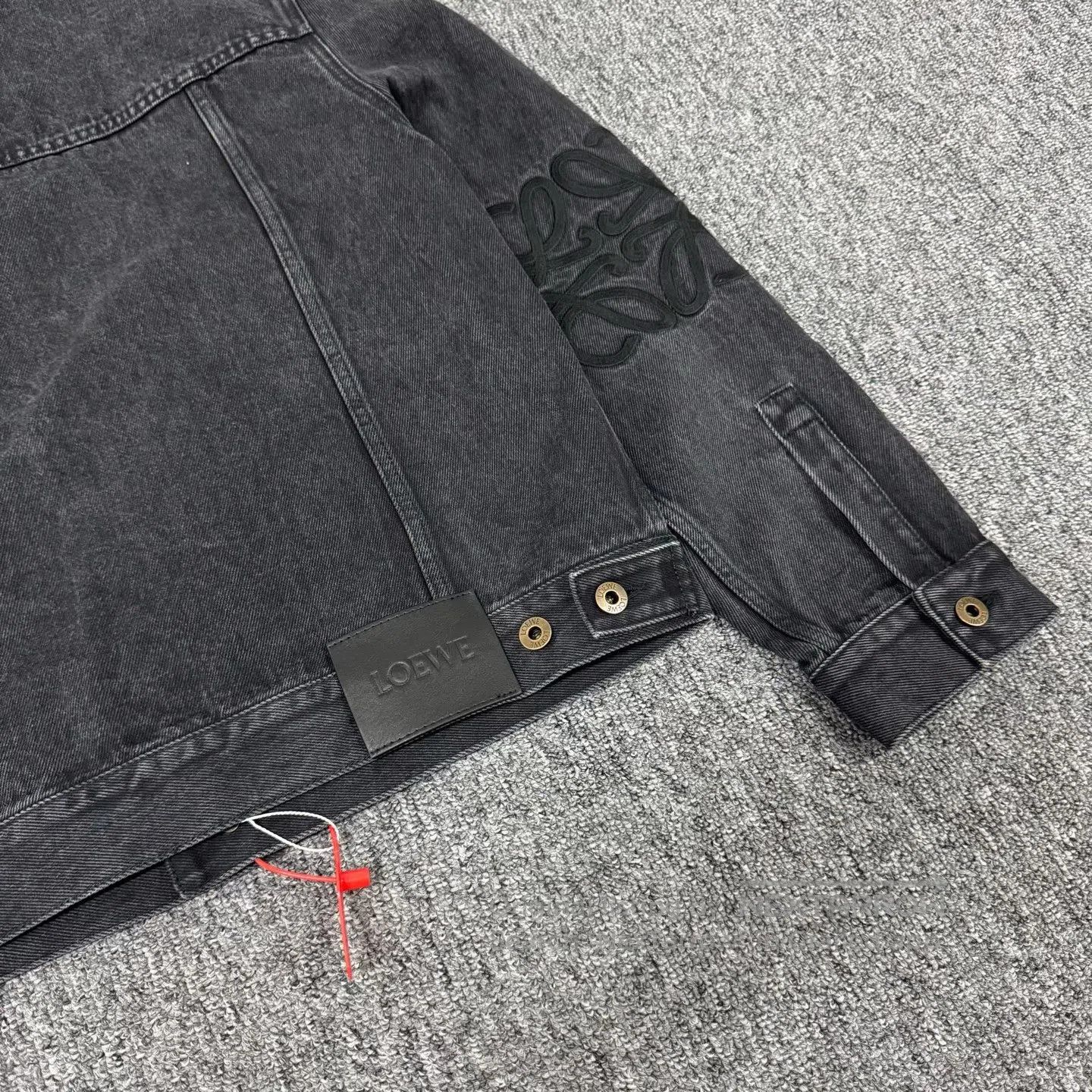 Loewe LOEWE Squadrille embroidery logo; washable; denim jacket| Size US M / EU 48-50 / 2 - 4 Thumbnail