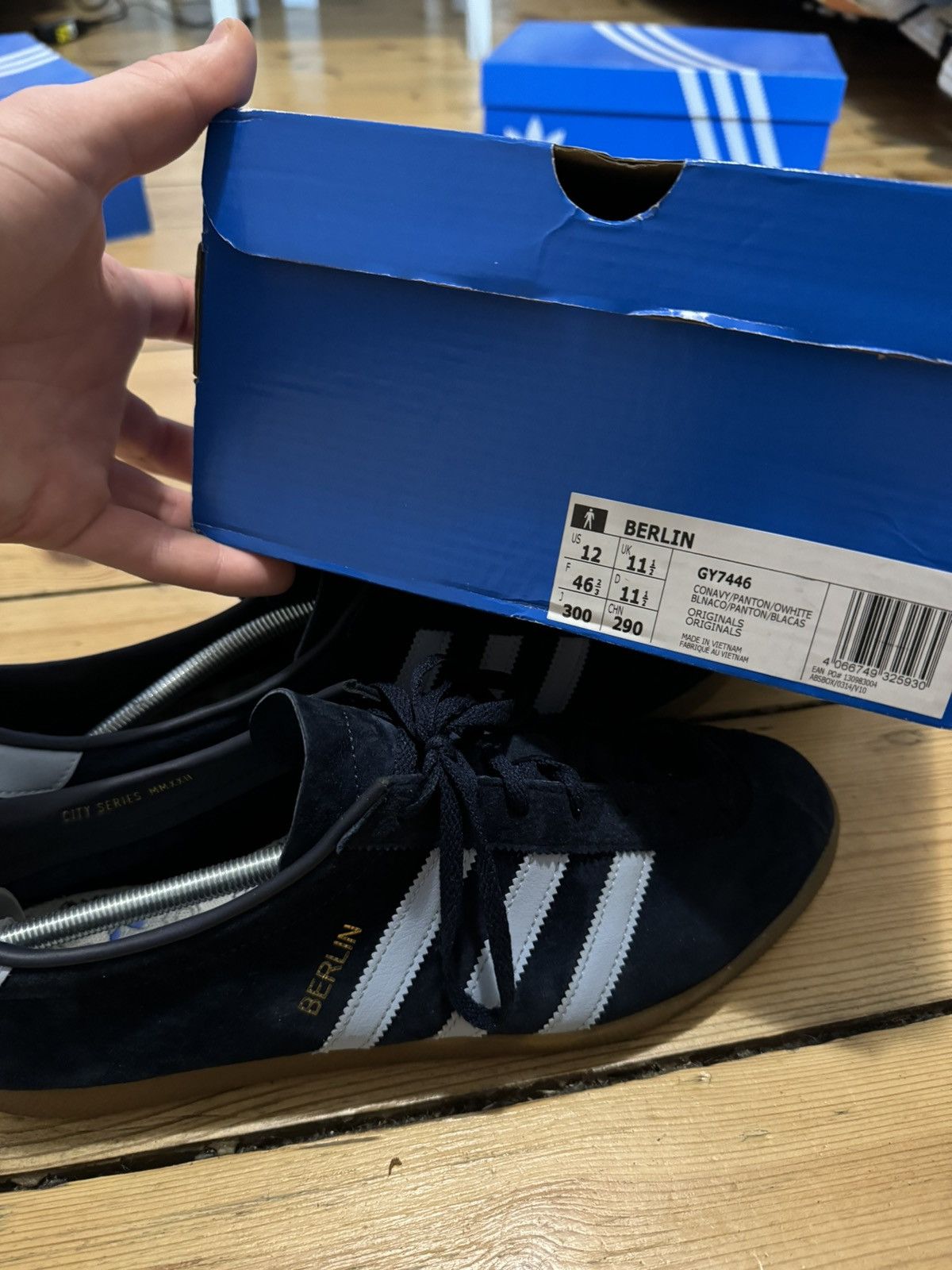 Adidas × Vintage Adidas Berlin Size US 12 / EU 45 - 4 Thumbnail