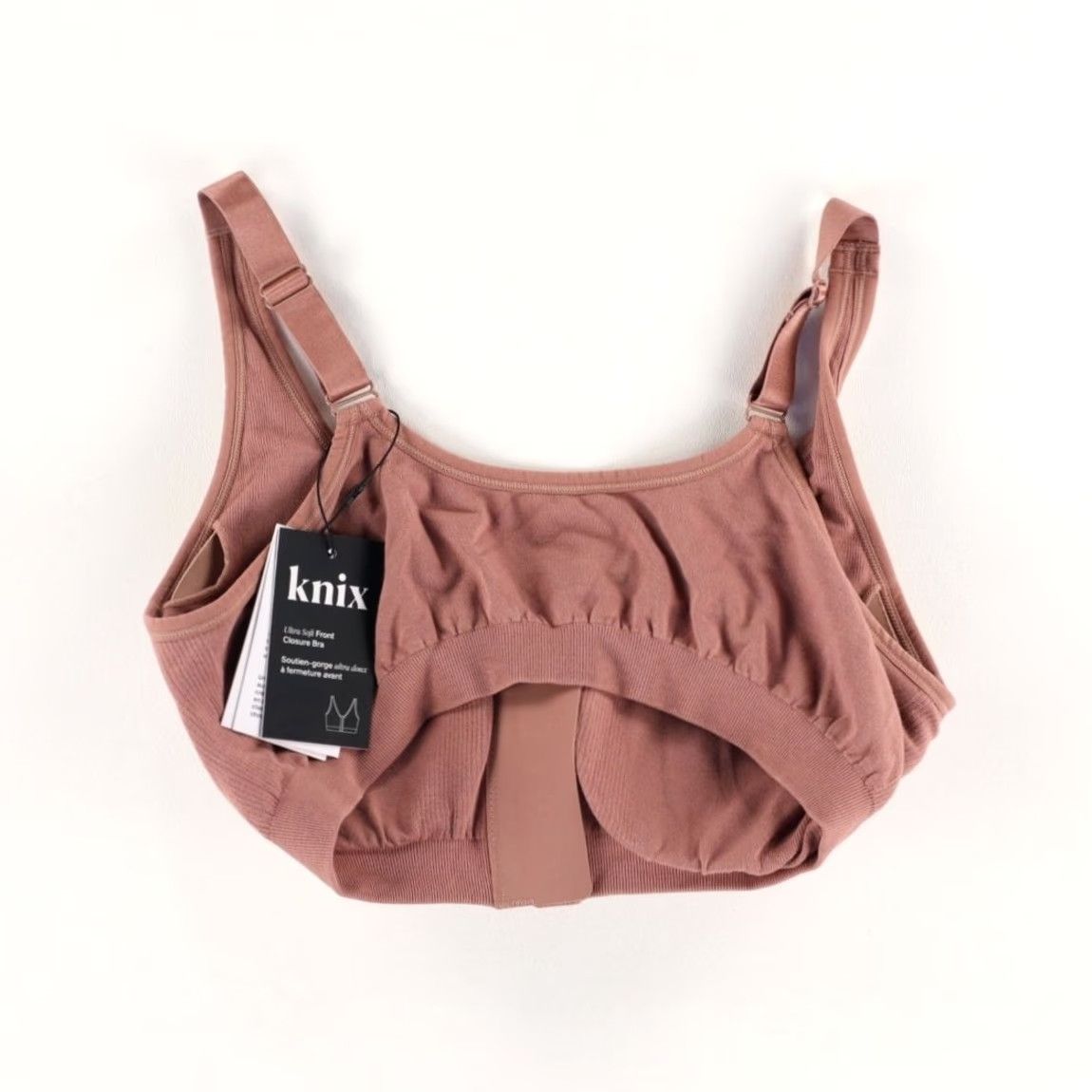 Vintage Knix Ultra Soft Front Close Bra Pink Women's L Bra Shirt? Size ONE SIZE - 4 Thumbnail