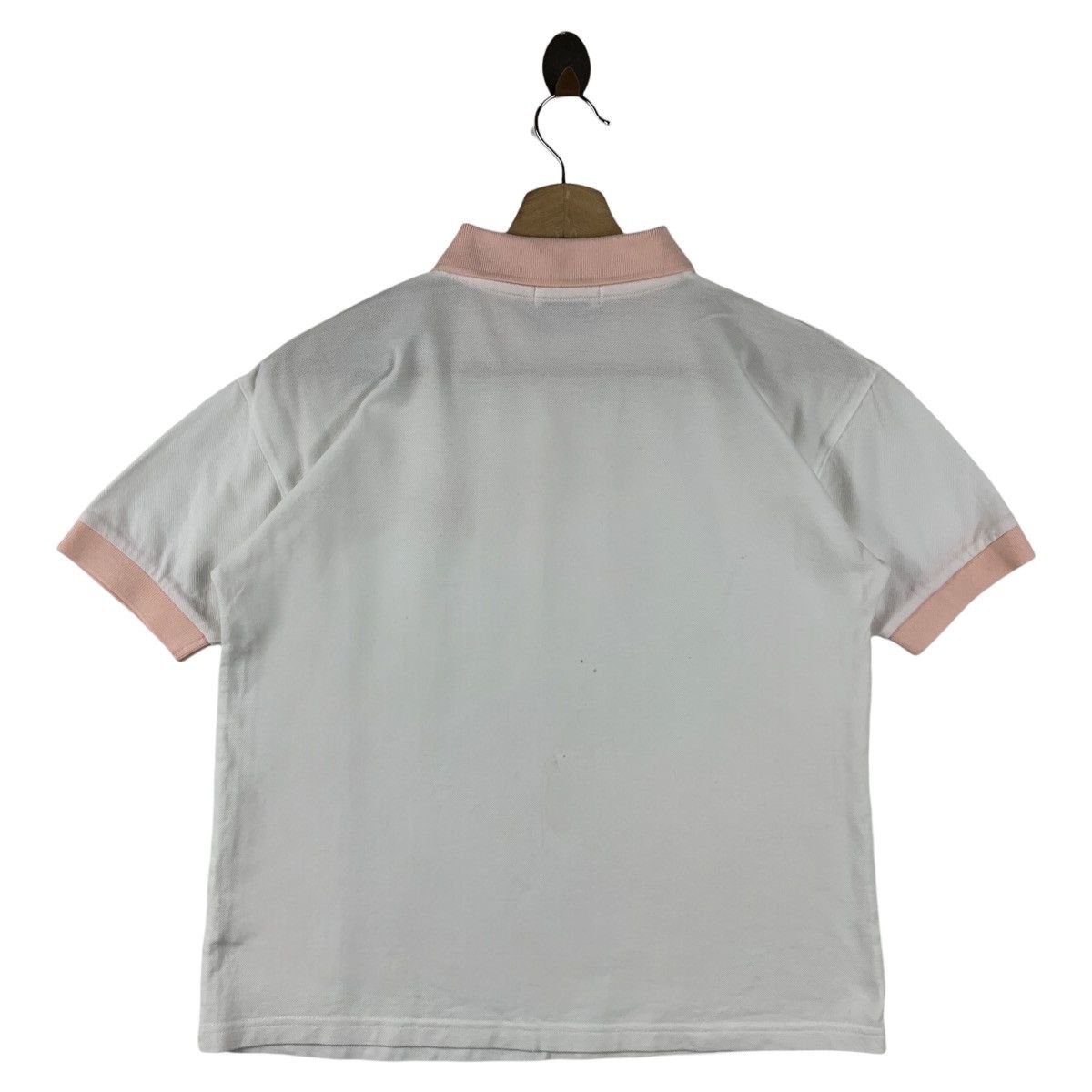 Courreges × Designer COURREGES spellout logo polo tee Size US M / EU 48-50 / 2 - 4 Thumbnail