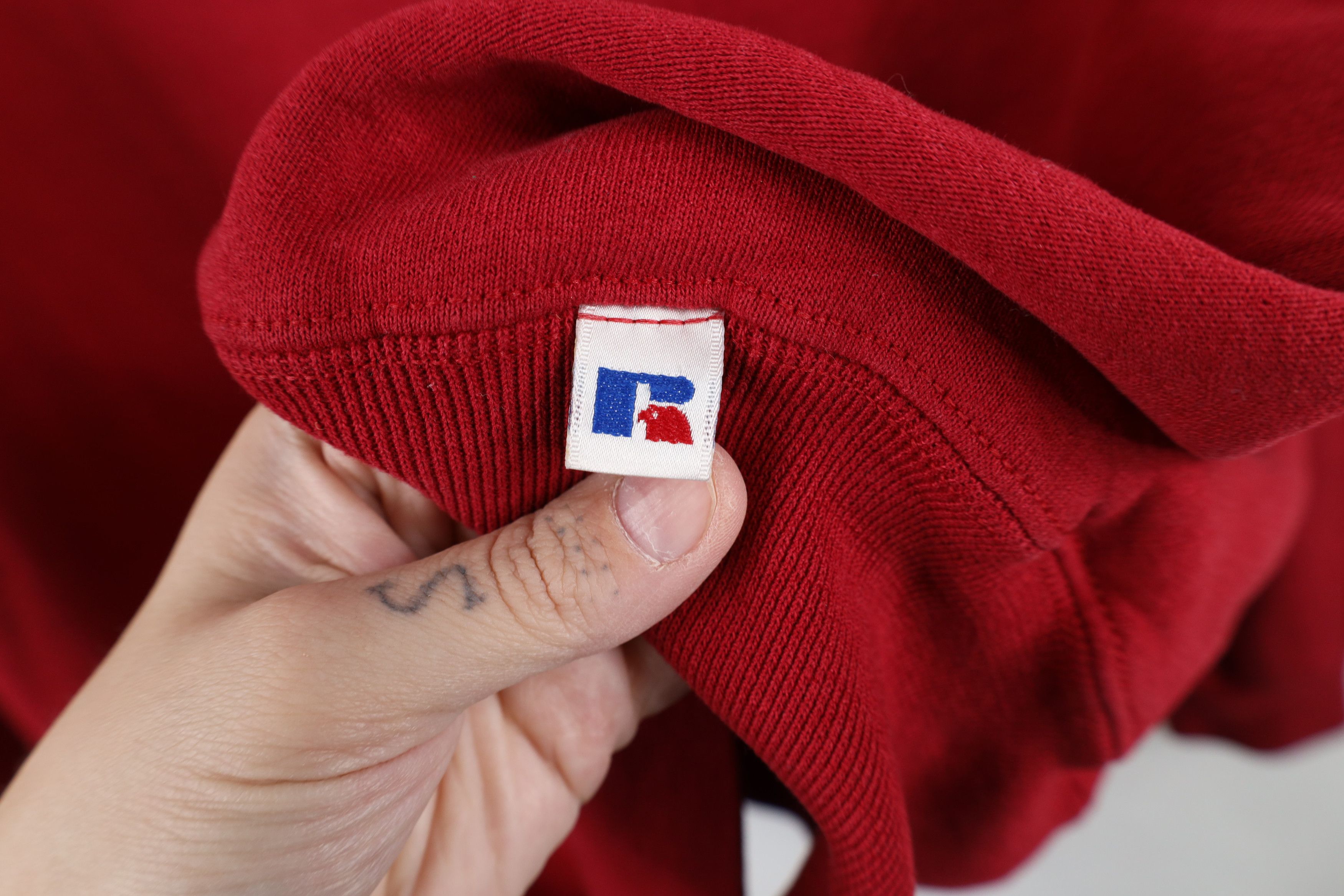 Russell Athletic Vintage 90s Russell Athletic Crewneck Sweatshirt Red USA Size US XXL / EU 58 / 5 - 4 Thumbnail