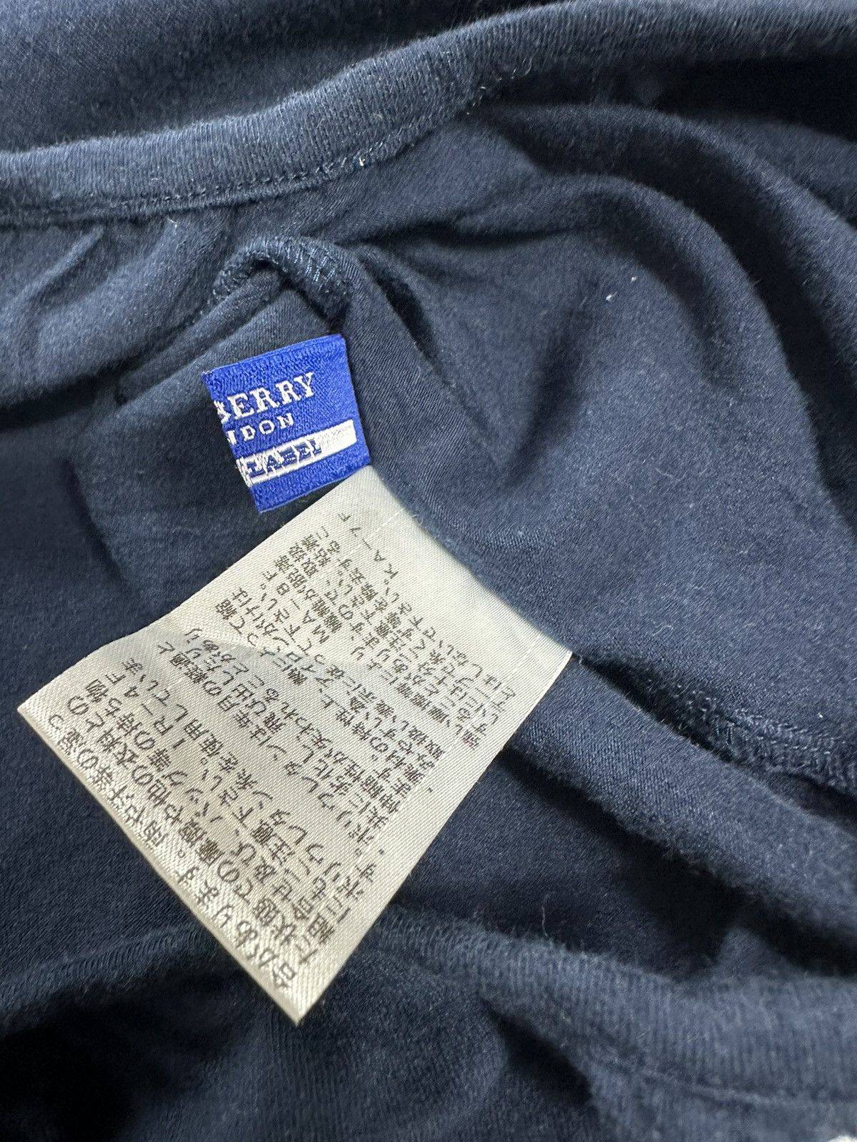 Burberry × Vintage Burberry Blue Label Big Logo Tshirt Size XS / US 0-2 / IT 36-38 - 12 Thumbnail