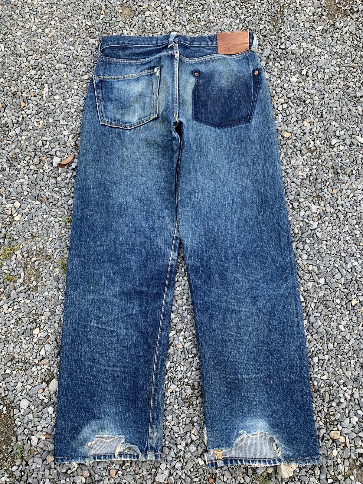 Kapital VTG PIG HIP STORE SELVEDGE RUSTY JAPANESE DISTRESSED DENIM Size US 30 / EU 46 - 2 Thumbnail