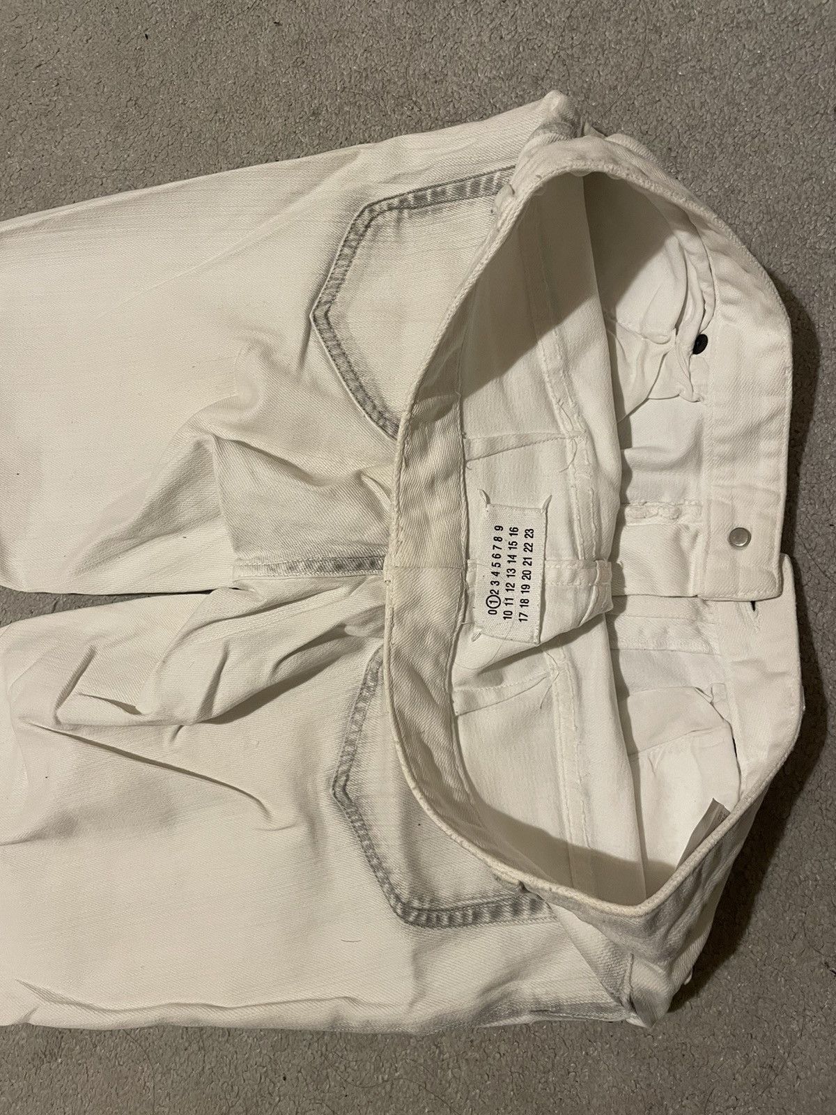 Maison Margiela Martin Margiela white jean Size 32" / US 10 / IT 46 - 3 Thumbnail