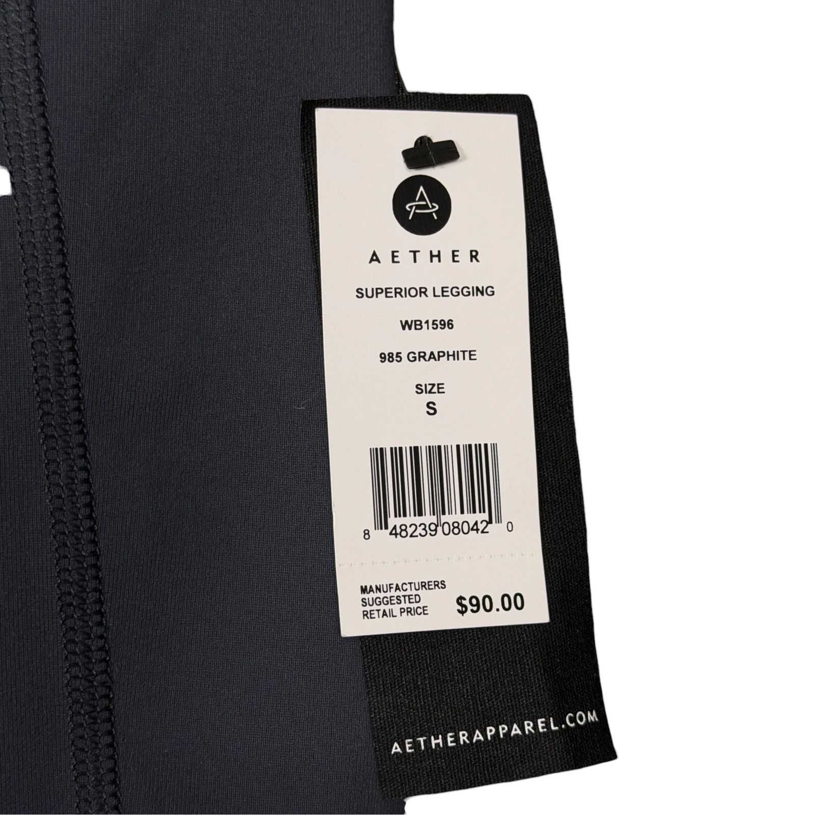 Aether Superior Leggings Graphite Gray Blue Womens Small, Women's (Size 27) — image 4 of 6