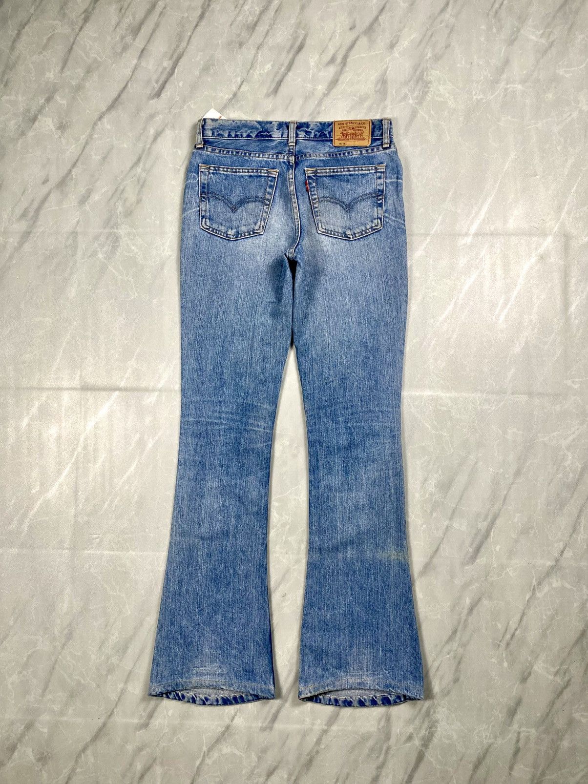 Levi's Vintage Clothing Vintage Levis Washed Flare Jeans Size 30" / US 8 / IT 44 - 2 Thumbnail