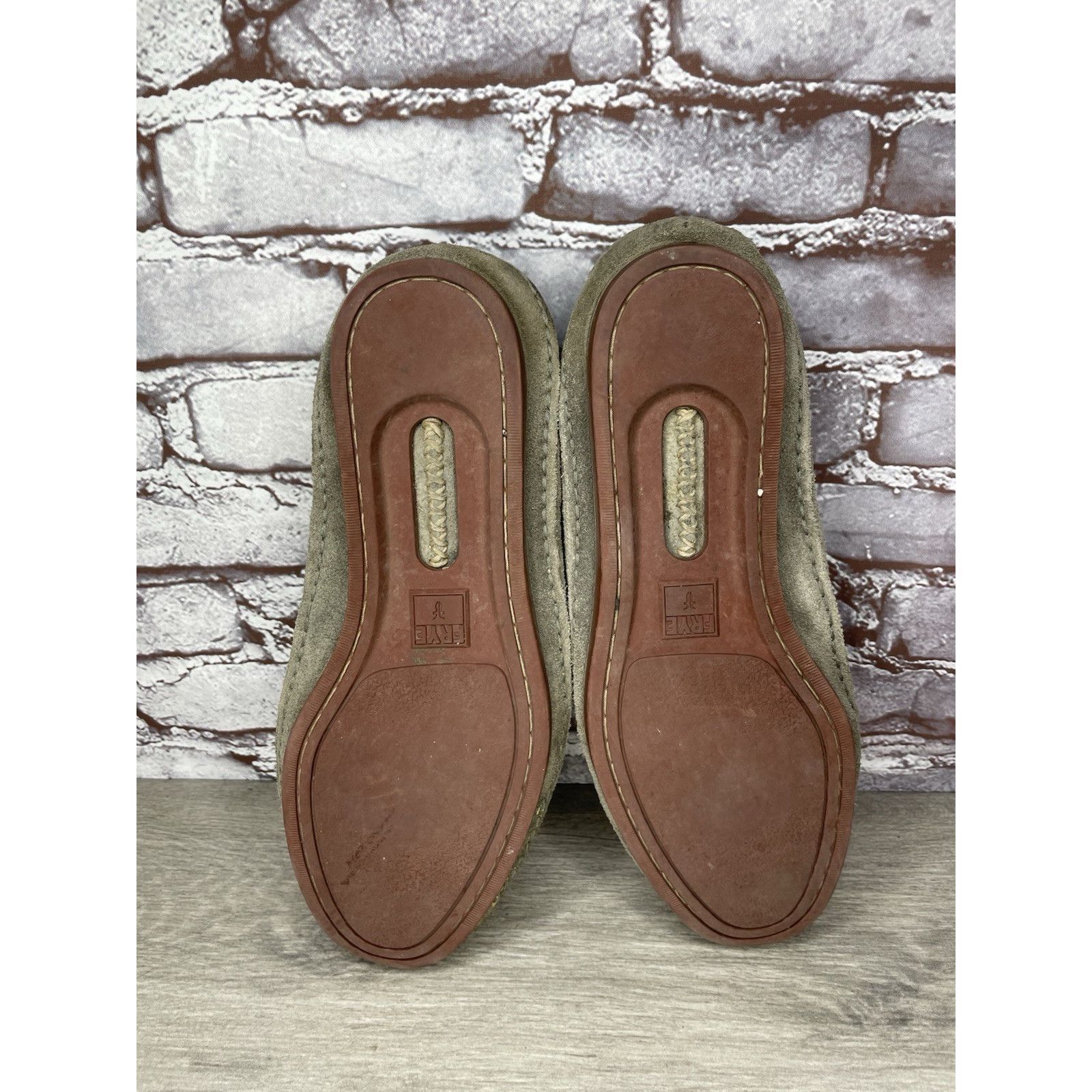 Frye FRYE Mason Tie Moc Camp Taupe Suede Leather Boat Shoes Men S Size US 12 / EU 45 - 21 Thumbnail