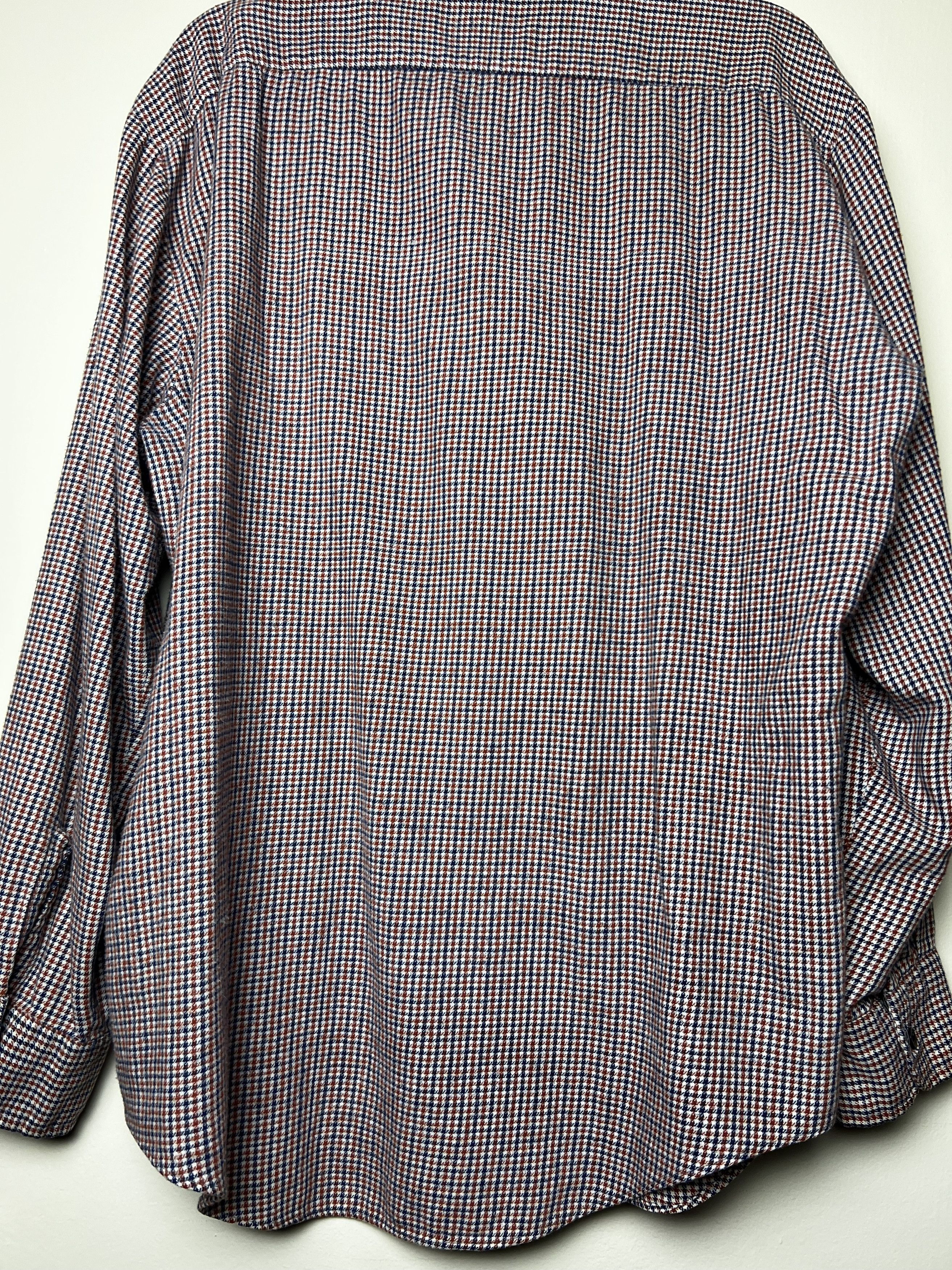 JCPenney Vintage JC Penny Red, White, and Blue Flannel Size US L / EU 52-54 / 3 - 8 Thumbnail
