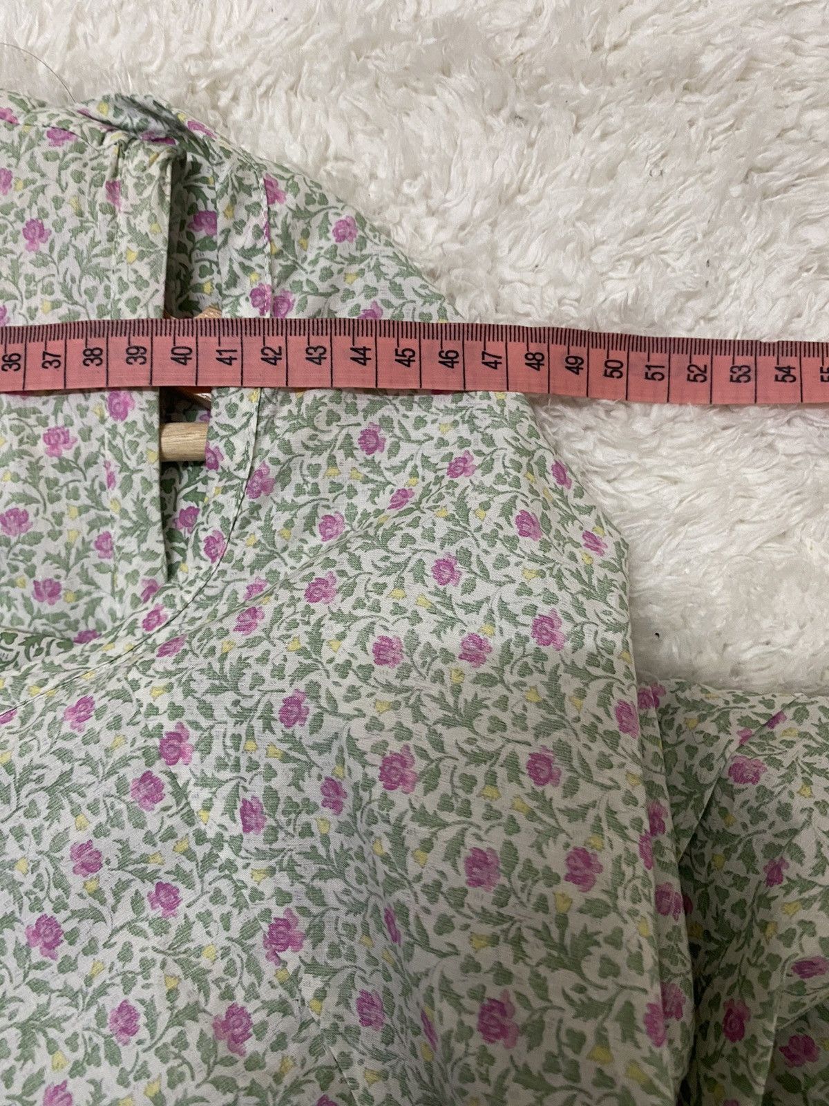 Comme des Garcons VINTAGE 90s FLORAL PATERN AD1991 TRICOT CDG MID-LENGHT DRESS Size XS / US 0-2 / IT 36-38 - 23 Thumbnail