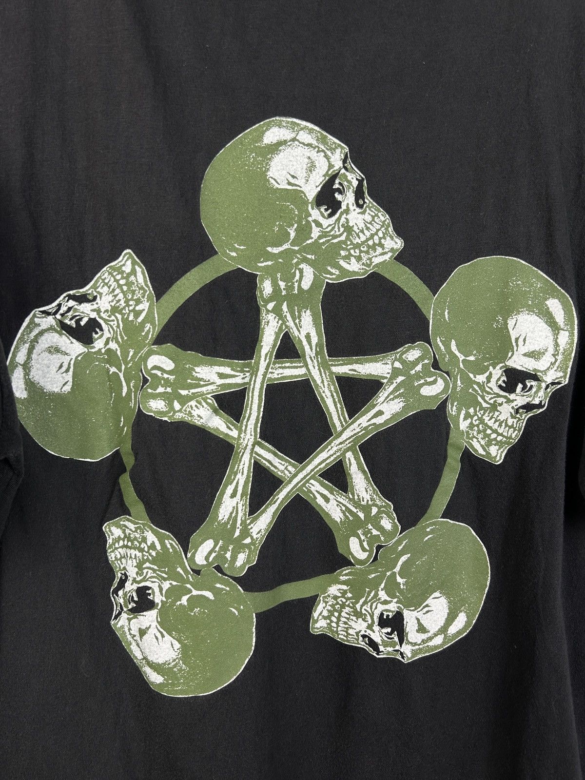 Band Tees 90s Vintage Slayer Spiral Designs Single Stitch Rare T-Shirt Size US L / EU 52-54 / 3 - 8 Thumbnail