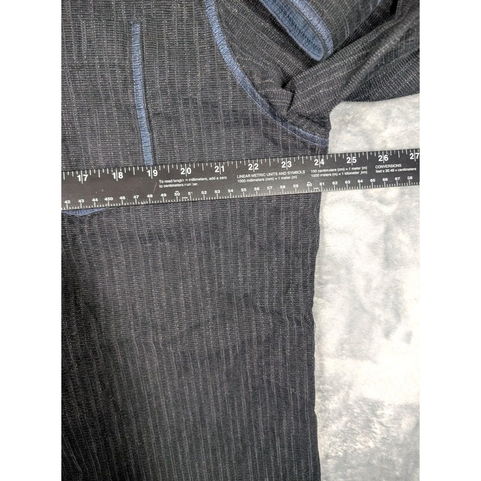 Carbon2Cobalt carbon2cobalt Shirt Mens LT Gray Striped Long Sleeve Button Front Cotton Casual Size US L / EU 52-54 / 3 - 3 Thumbnail