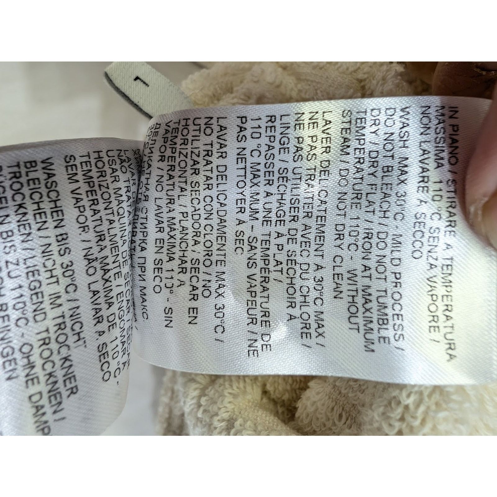 Bottega Veneta o1rshd1 Bathrobe Cotton Terry in String Size US M / EU 48-50 / 2 - 10 Thumbnail