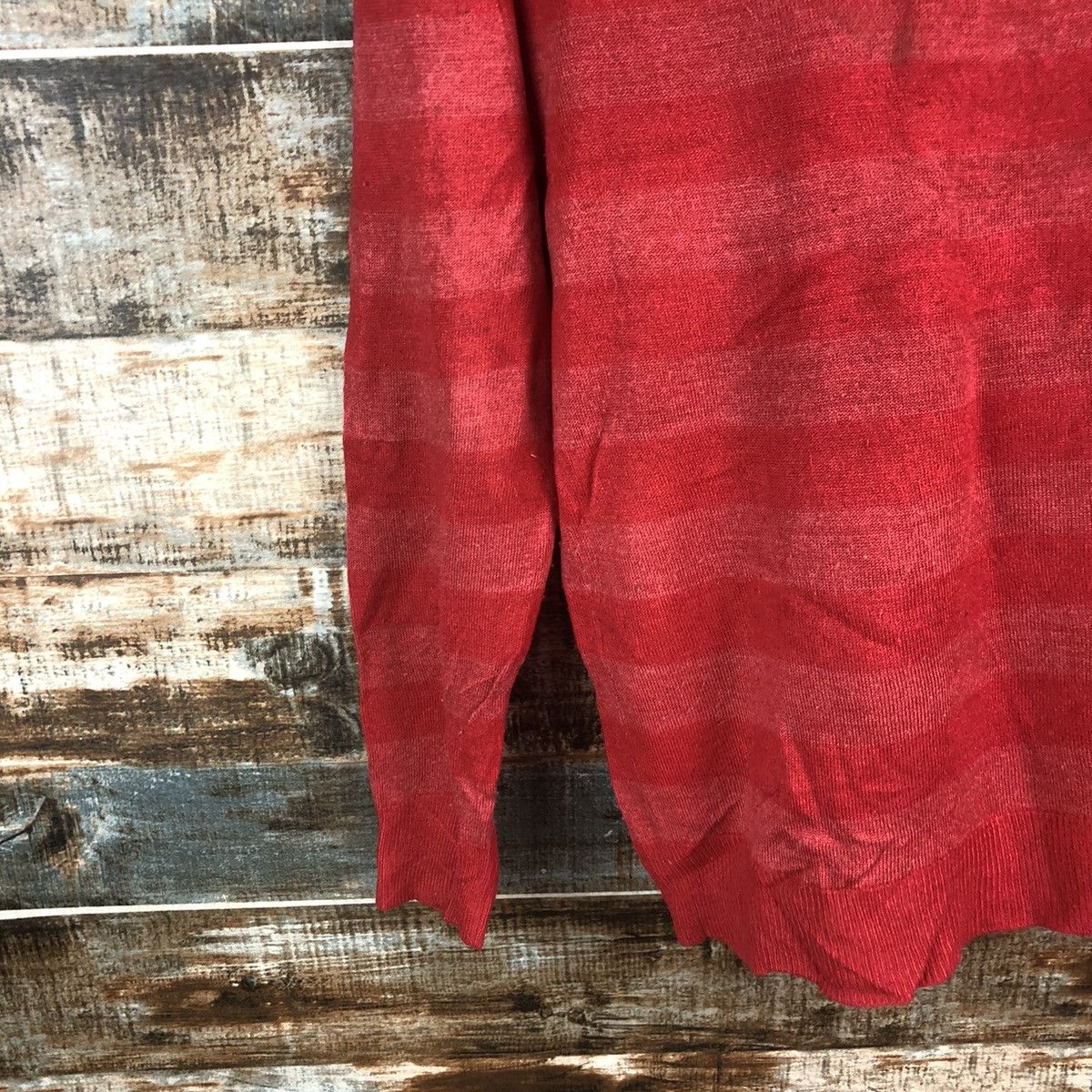Solid and Striped DL Fam Lock Red Stripe Turtle Neck Knitwear #C676 Size US L / EU 52-54 / 3 - 15 Thumbnail