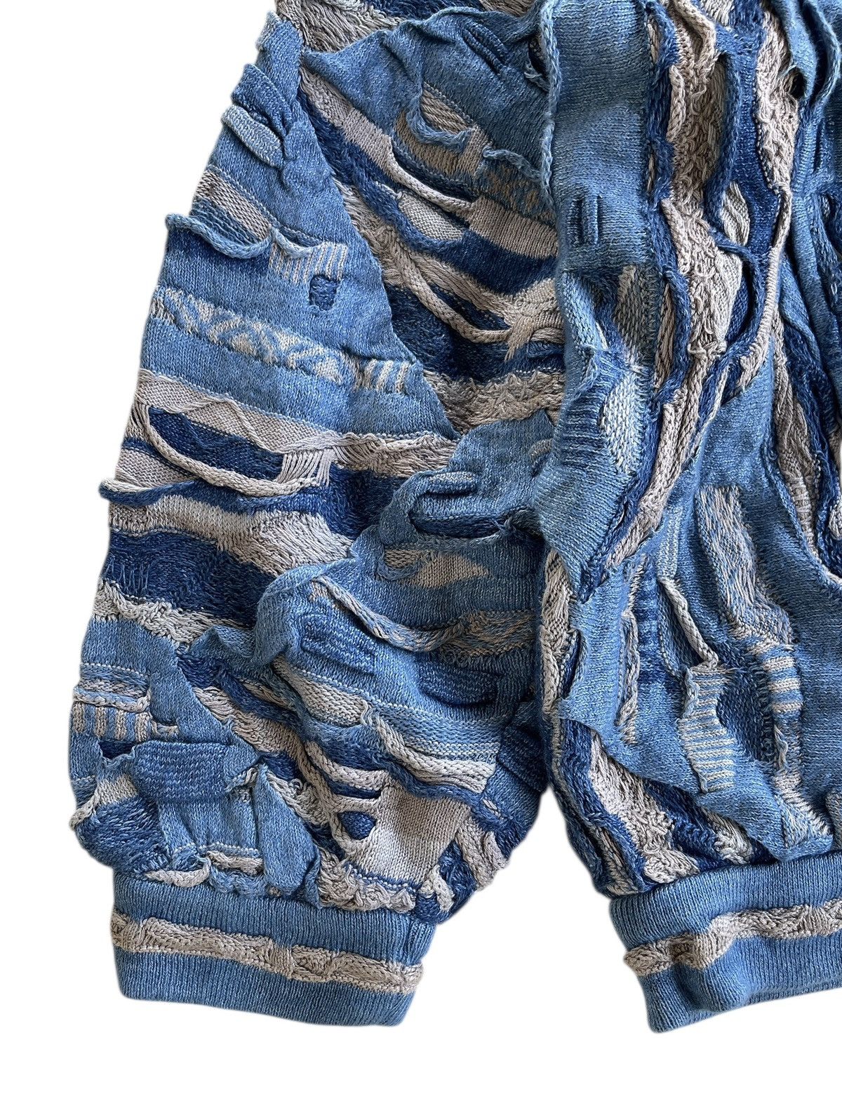 Coogi Vintage Coogi Suede Indigo Dyed Bomber Jacket Size US L / EU 52-54 / 3 - 6 Thumbnail