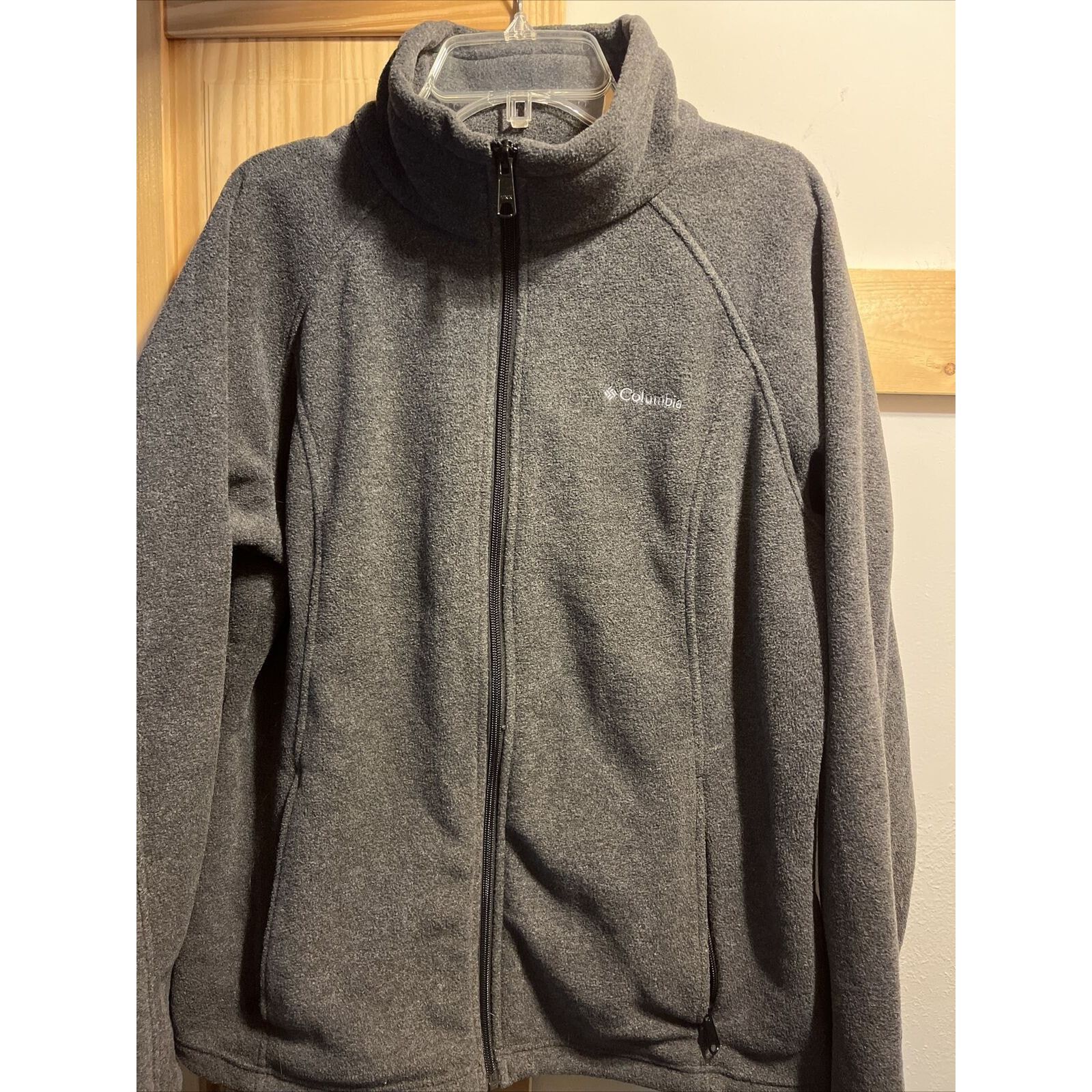 Columbia Columbia Mens L Gray Long Sleeve Zip Polyester Fleece Jacket Size US L / EU 52-54 / 3 - 5 Thumbnail