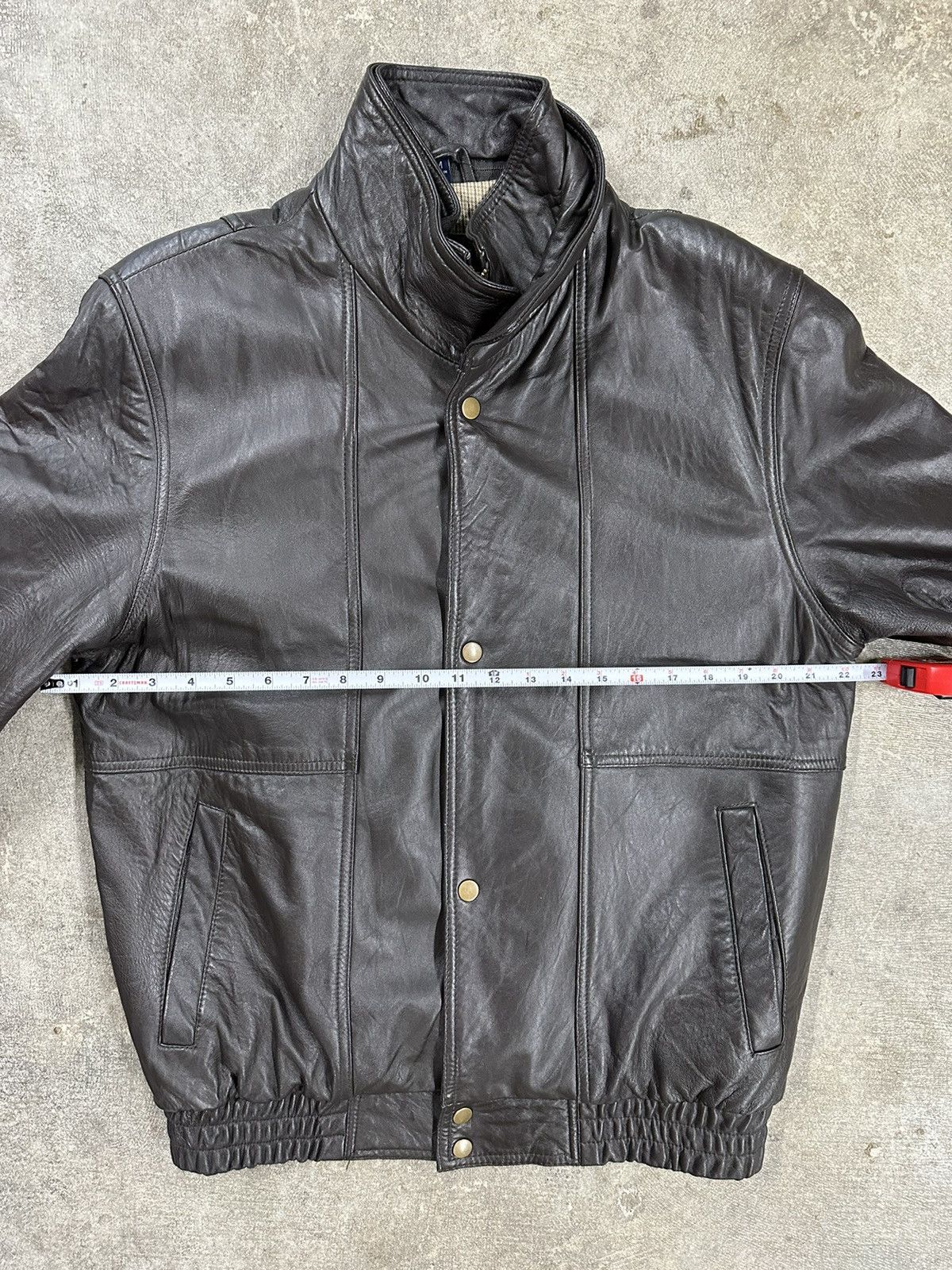 Chaps Ralph Lauren Vintage 90s Chaps Ralph Lauren Brown Leather Jacket Size US M / EU 48-50 / 2 - 13 Thumbnail